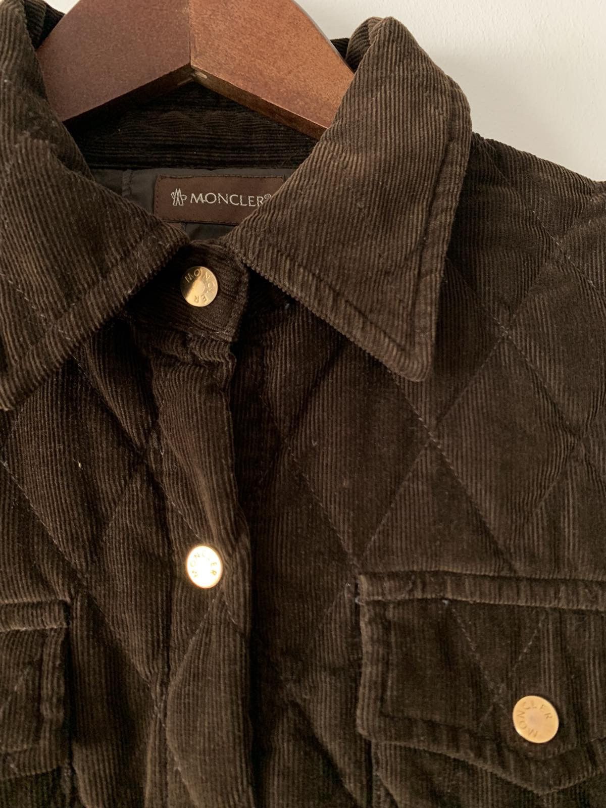 Moncler 🔥 Moncler Brown Corduroy Jacket Size M / US 6-8 / IT 42-44 - 3 Thumbnail