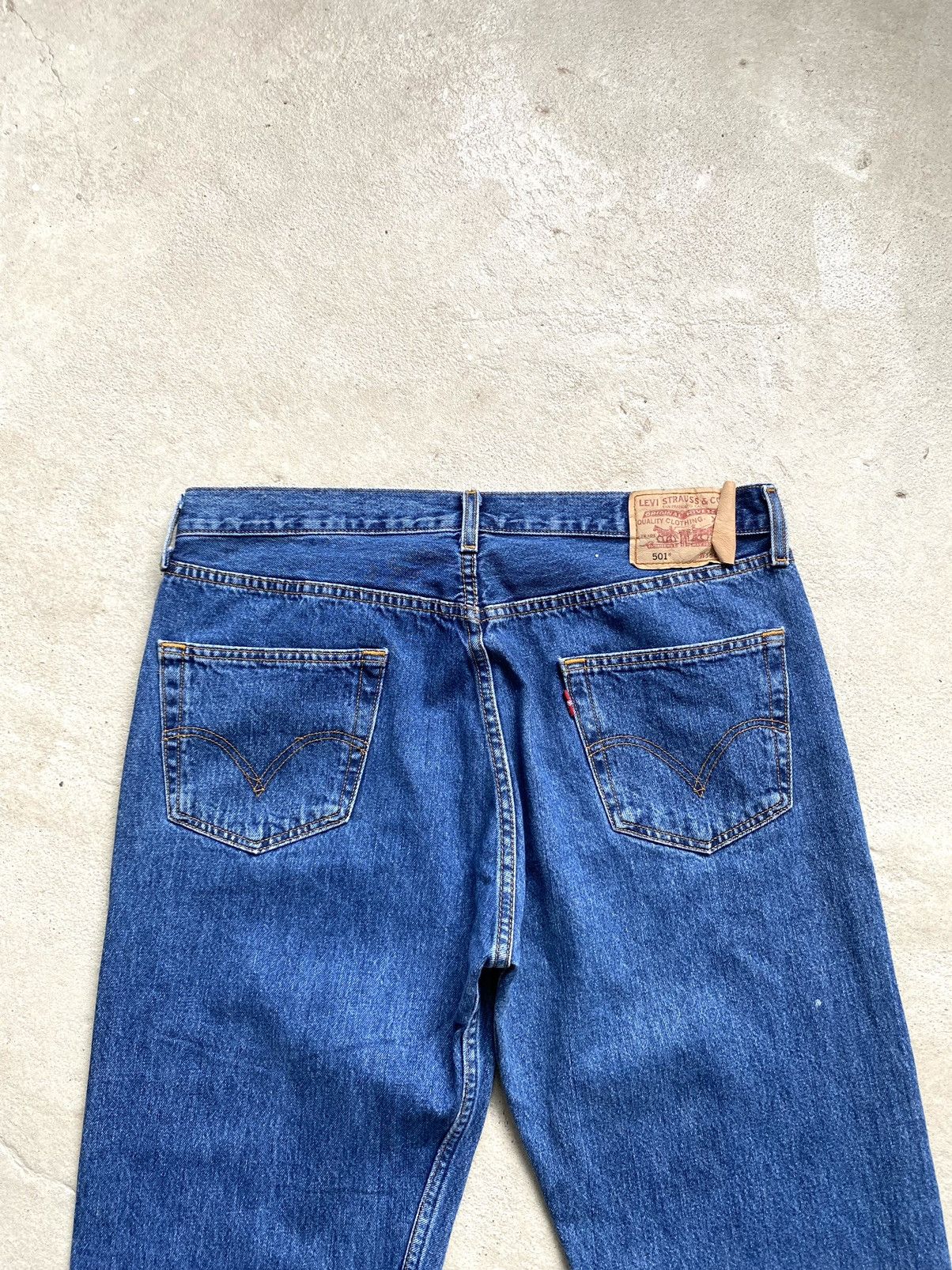 Levi's Vintage 90s Levi's 501 Washed Blue Denim Jeans Size US 36 / EU 52 - 11 Thumbnail