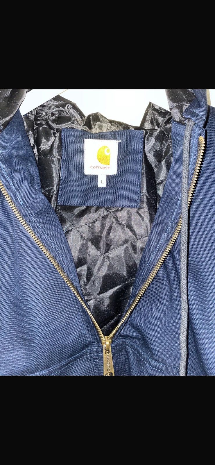 Carhartt Large Bomber Carhartt Navy Rework Jacket Size US L / EU 52-54 / 3 - 4 Thumbnail