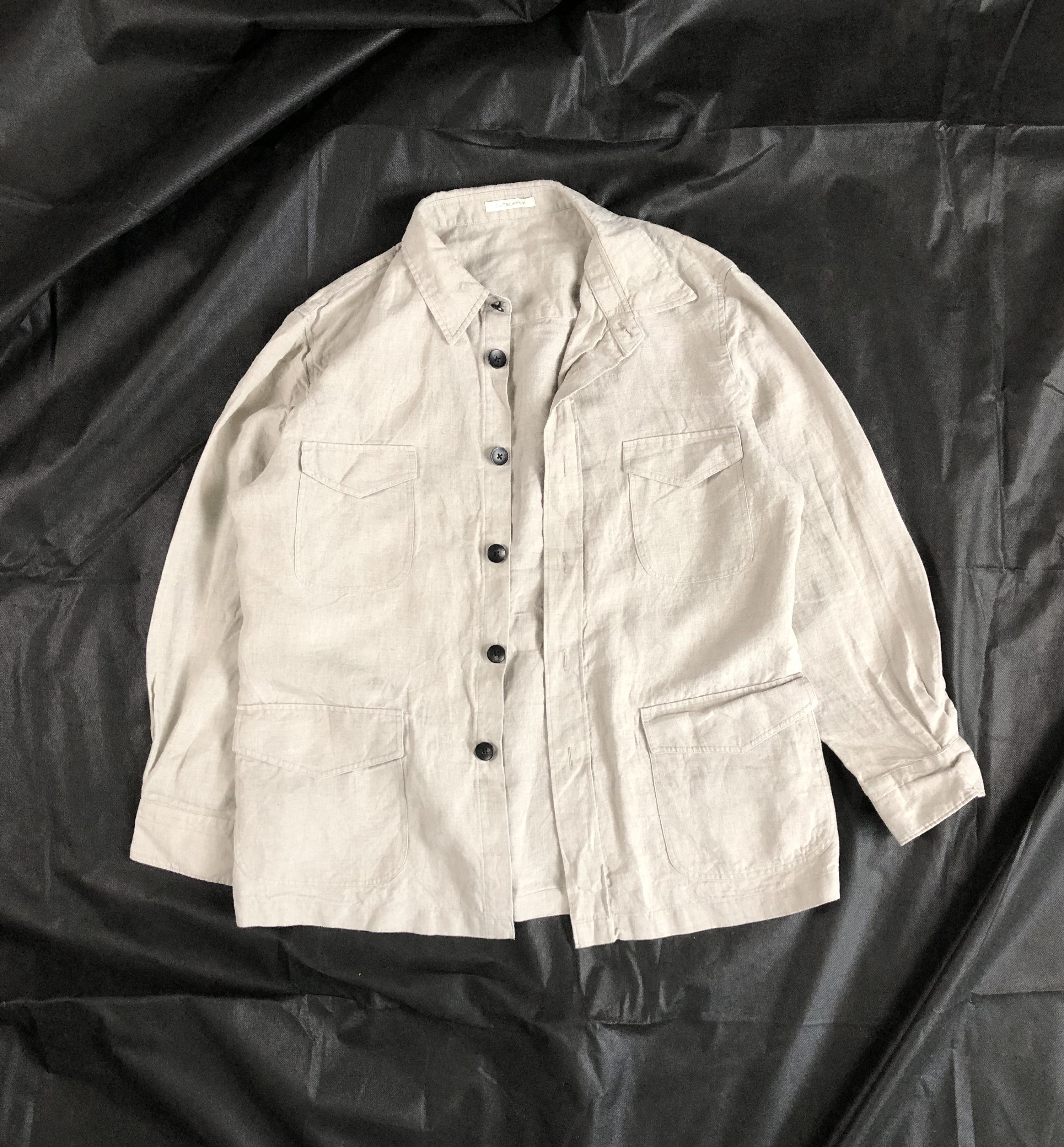 Suitsupply Suitsupply William Baird McNutt Irish Linen Jacket Size US XL / EU 56 / 4 - 1 Thumbnail
