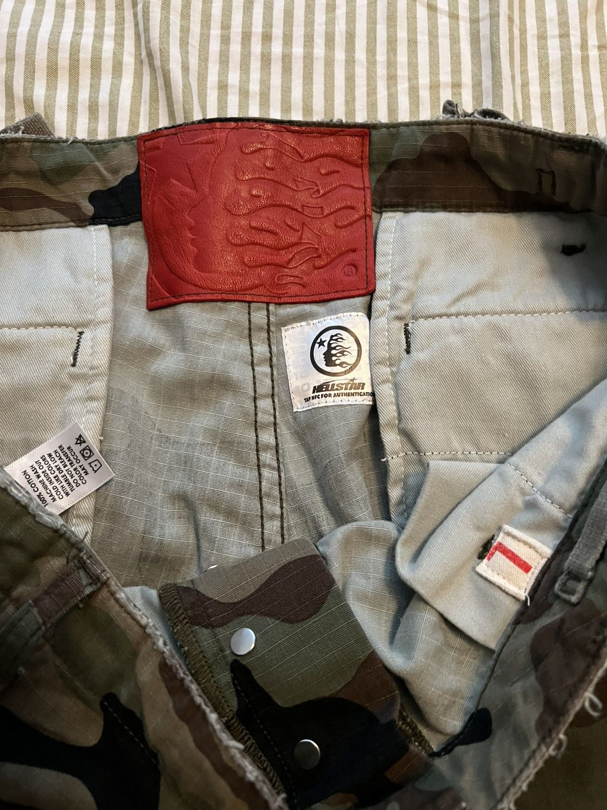 HELLSTAR Green camo shorts Size US 34 / EU 50 - 4 Thumbnail
