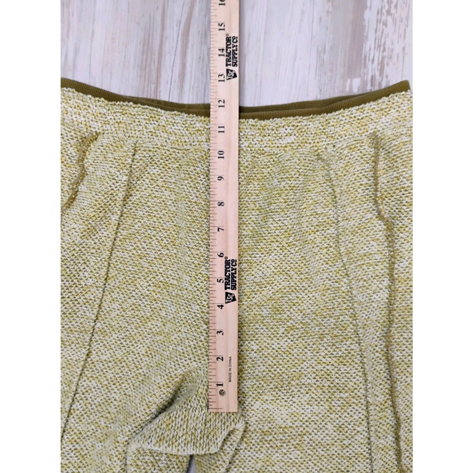 Vintage Out From Under Urban Outfitters Straight Leg Knit Sweatpants M Women Green Polyester Elastic Waist Pockets 28.5in Inseam Size 32" / US 10 / IT 46 - 5 Thumbnail