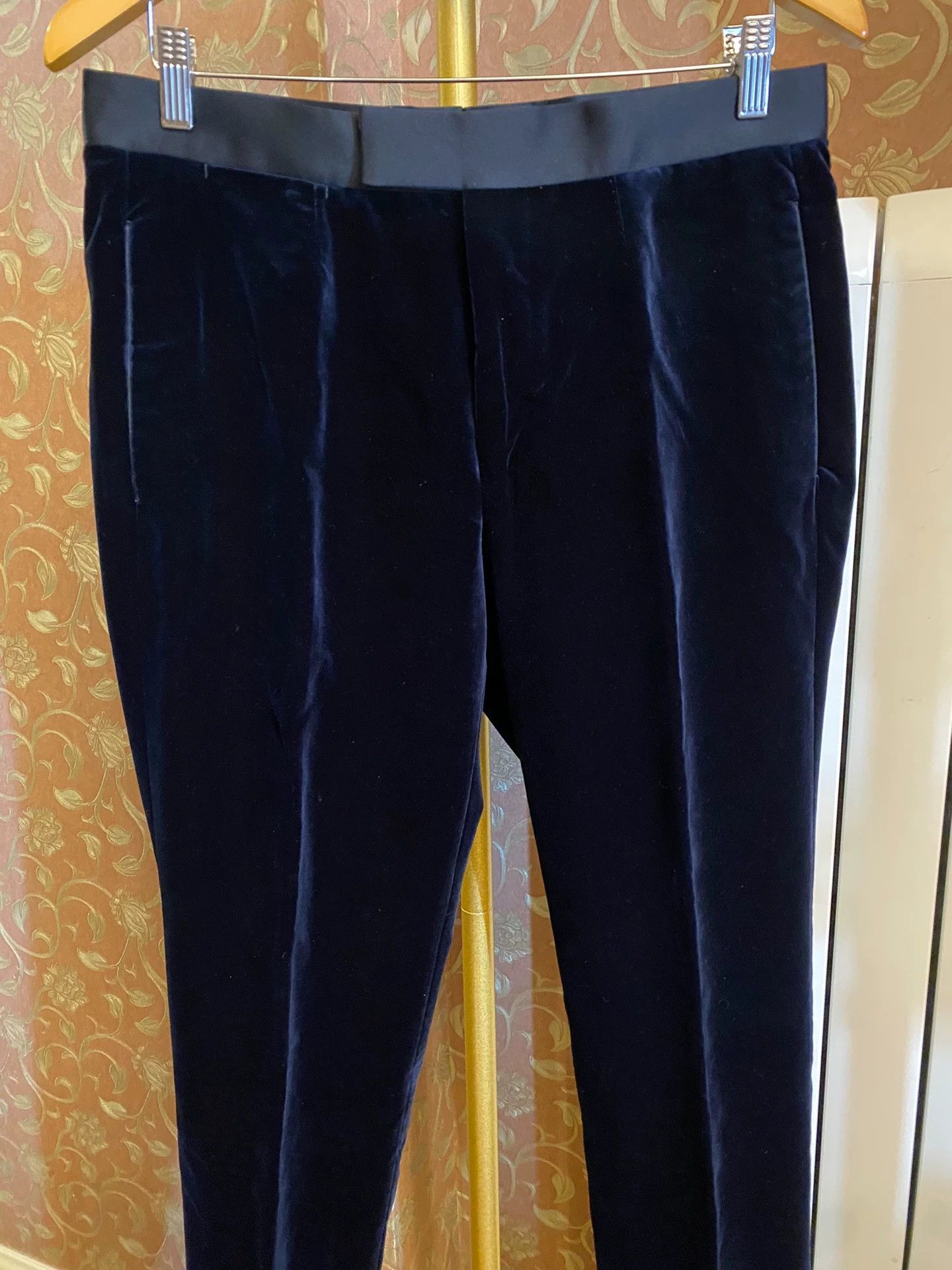 Ermenegildo Zegna Zegna Main Line Swiss-Made Velvet Trousers Size US 32 / EU 48 - 2 Thumbnail