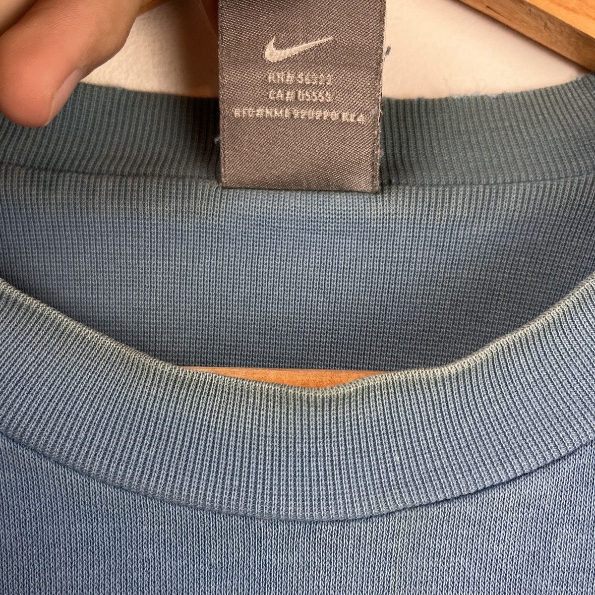 Vintage Nike Vintage Hoodie Big Logo Spell Out Crewneck Swoosh 90s Size US M / EU 48-50 / 2 - 10 Thumbnail
