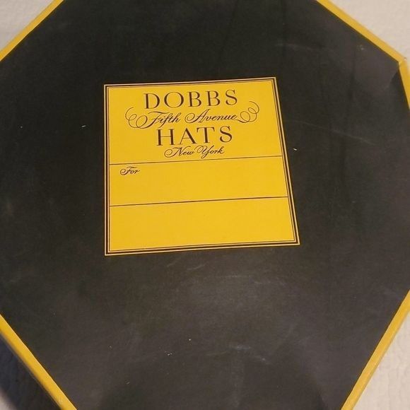 Other Dobbs Fedora Fur Felt Tupelo Black Fully Lined 2" Brim Sz. 7 Size ONE SIZE - 11 Thumbnail