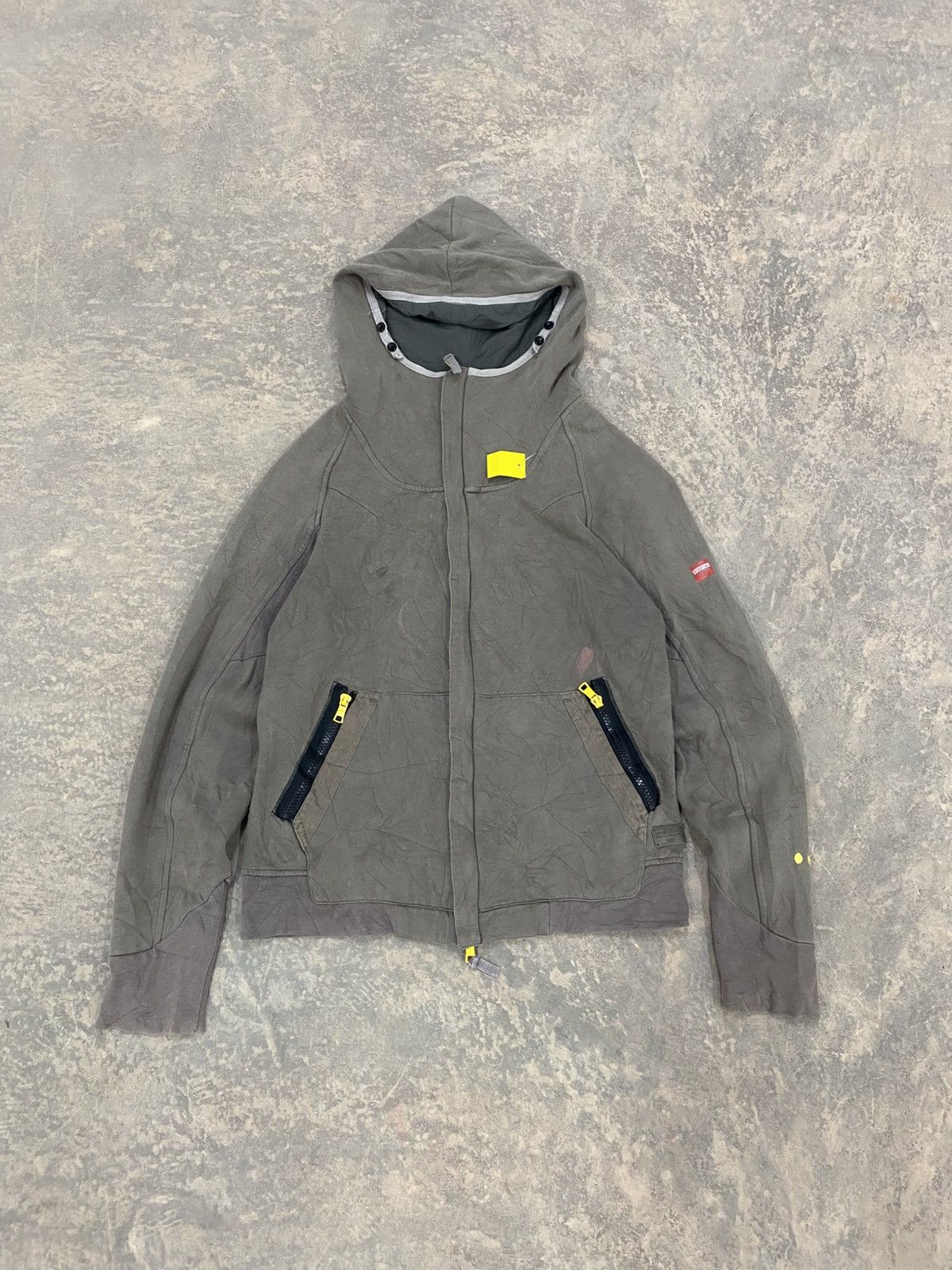 Dries Van Noten VINTAGE MILITARY ZIPPER HOODIE TACTICAL Size US M / EU 48-50 / 2 - 1 Thumbnail