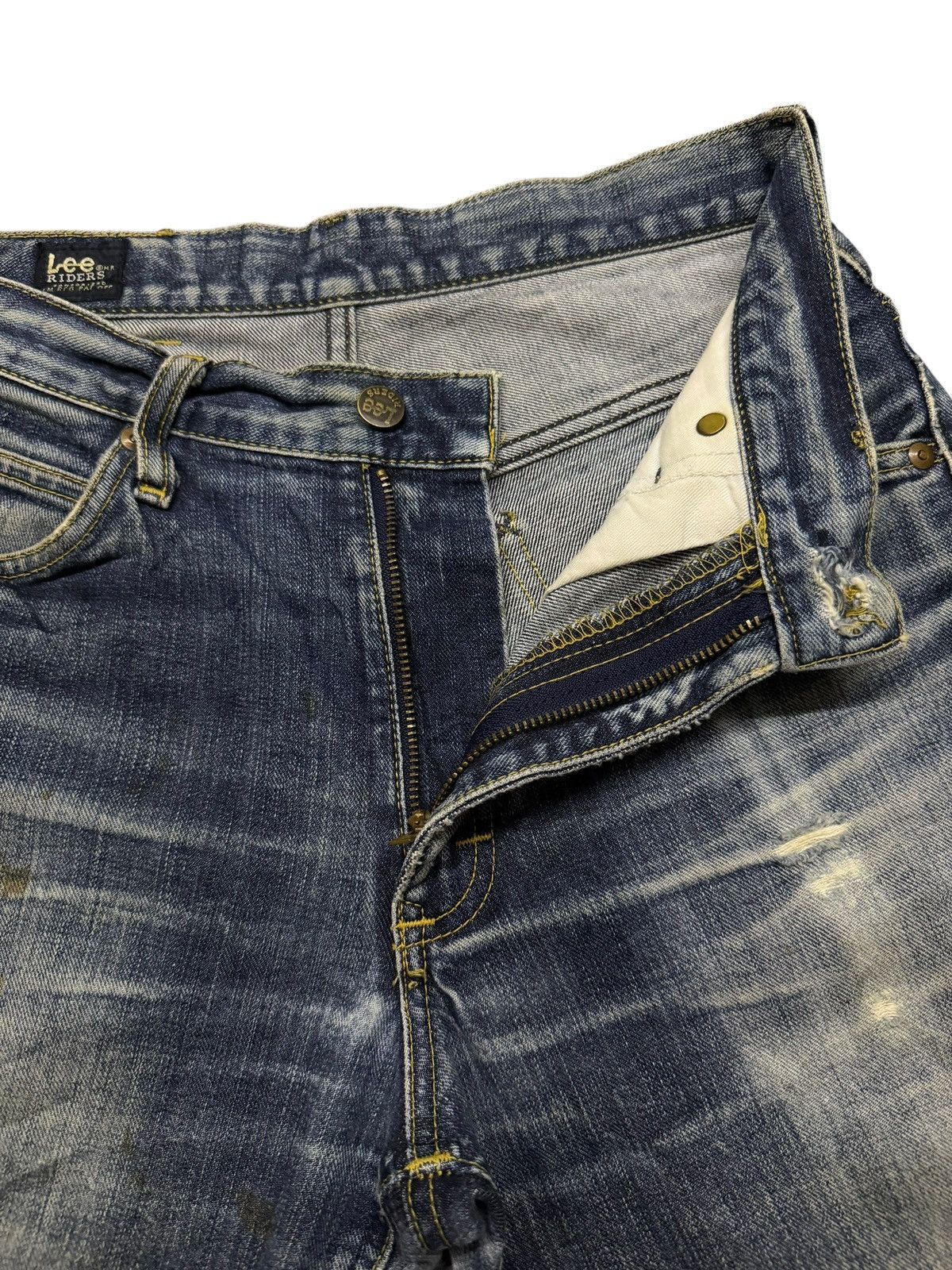 Lee Vintage Lee Riders Japan Denim Jeans | Straight Fit | W28 Size US 28 / EU 44 - 9 Thumbnail