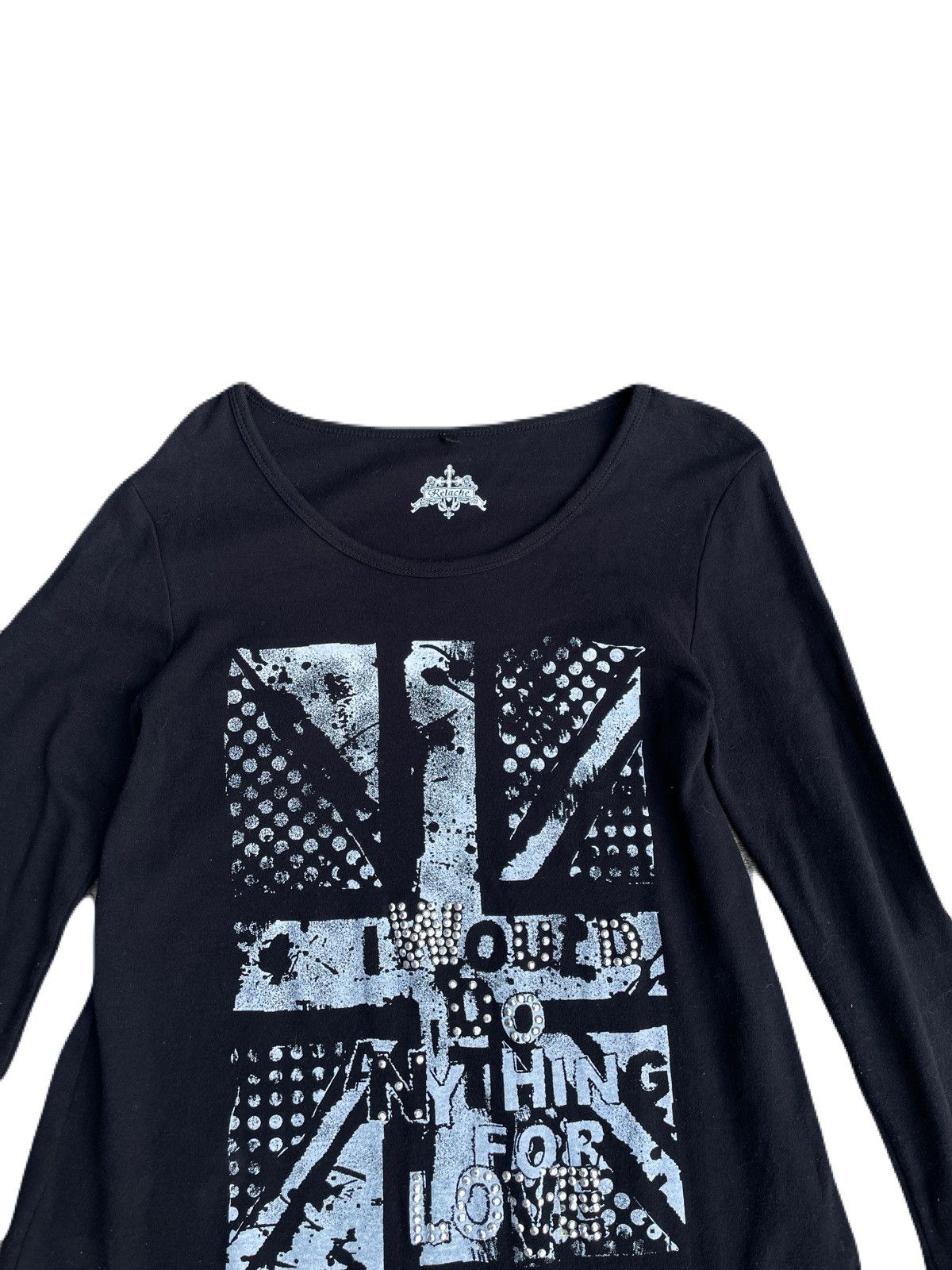 If Six Was Nine 2000s Japanese archive Vkei Poem Long Sleeve Tee Y2K Gyaru Size L / US 10 / IT 46 - 5 Thumbnail