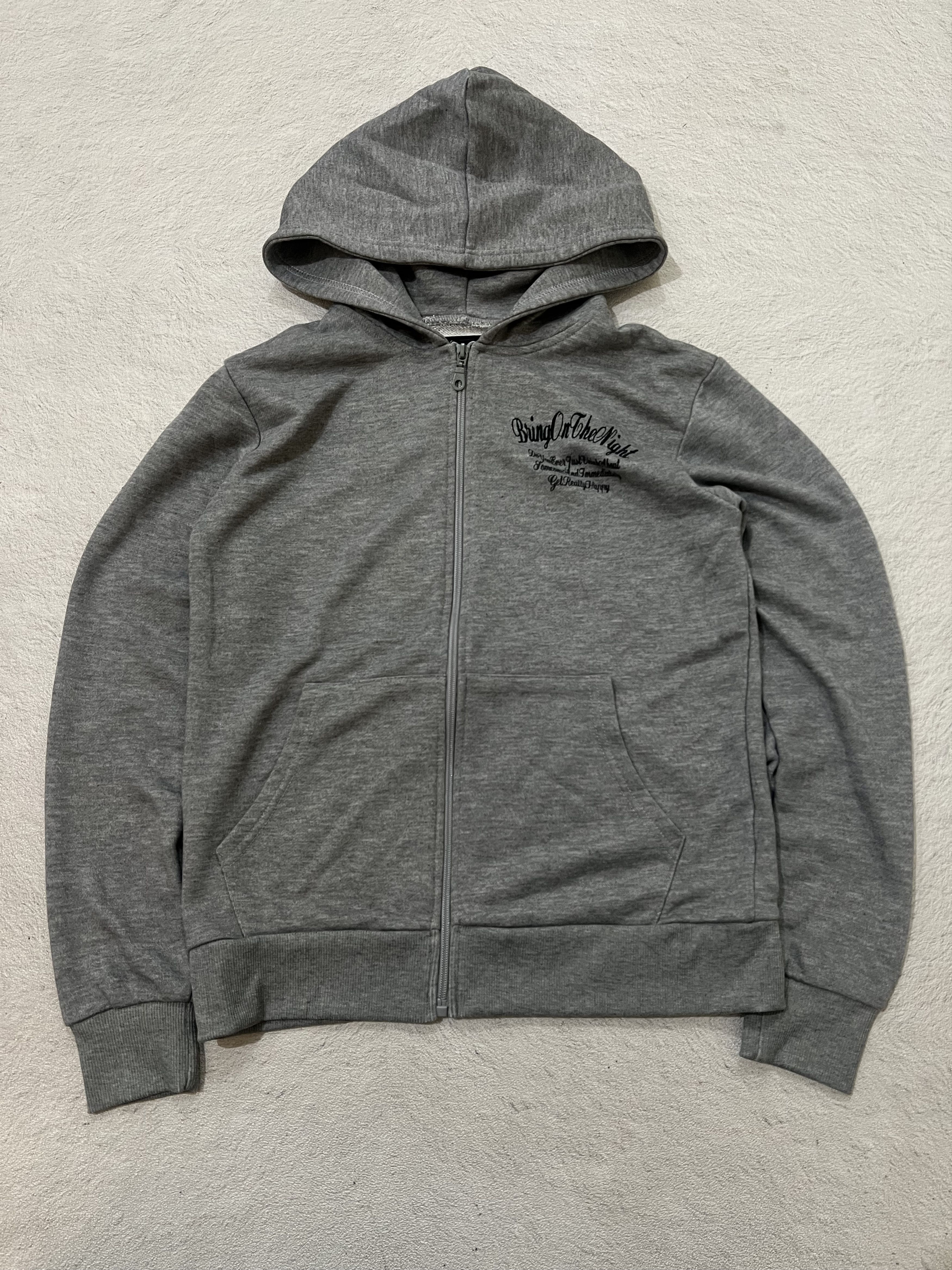 In The Attic 2000s Attic Japanese Poem Skull Zip Hoddie y2k Lgb Ifsix Size US S / EU 44-46 / 1 - 2 Thumbnail