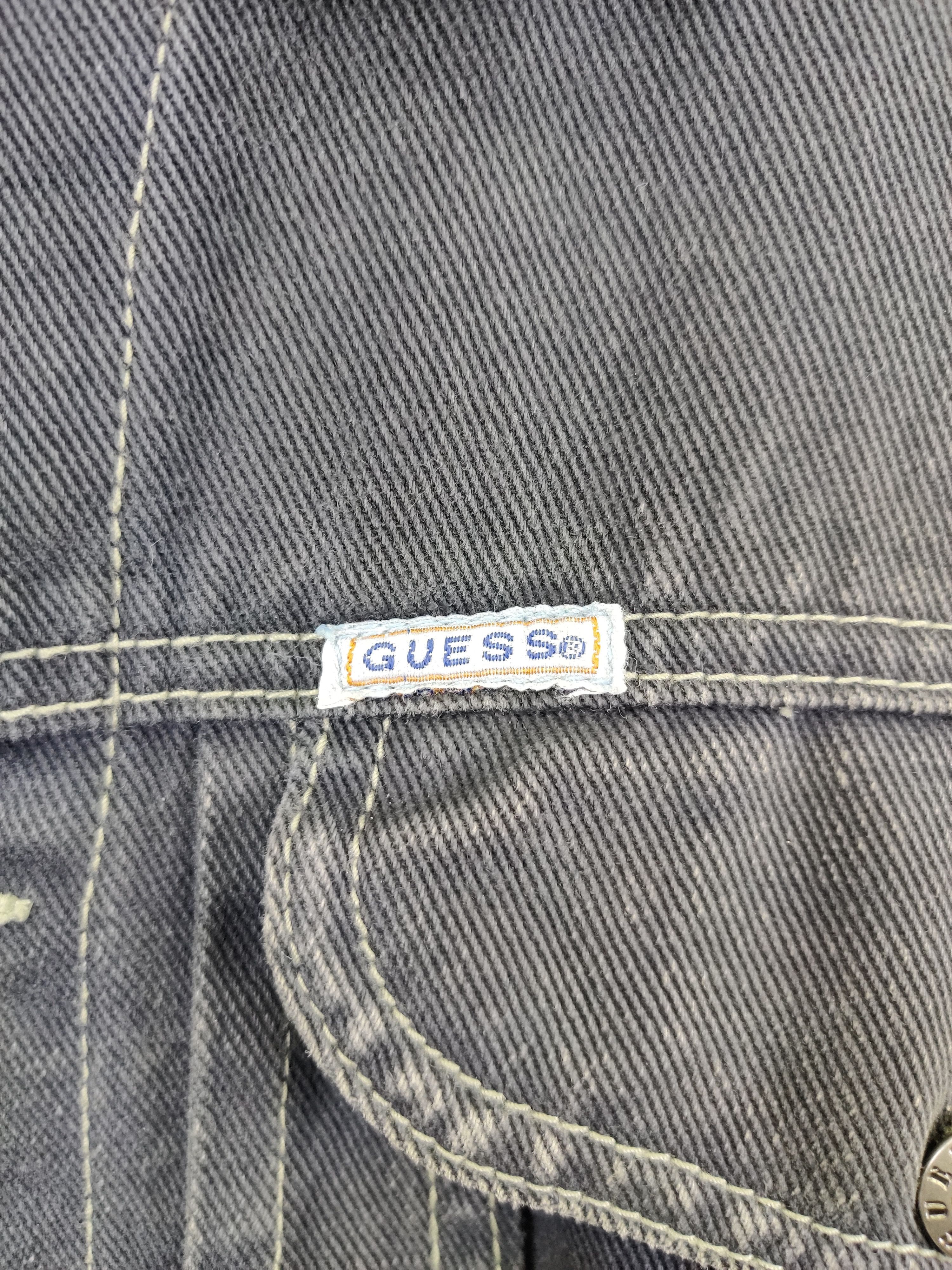 Georges Marciano Vintage 80's Guess Georces Marciano Denim Trucker Jacket Size US XL / EU 56 / 4 - 7 Thumbnail