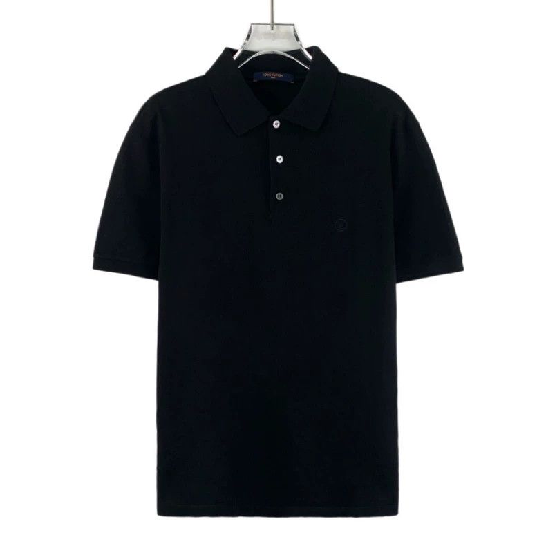 Louis Vuitton Louis Vuitton Black logo embroidered cotton one-breasted p Size US M / EU 48-50 / 2 - 1 Thumbnail