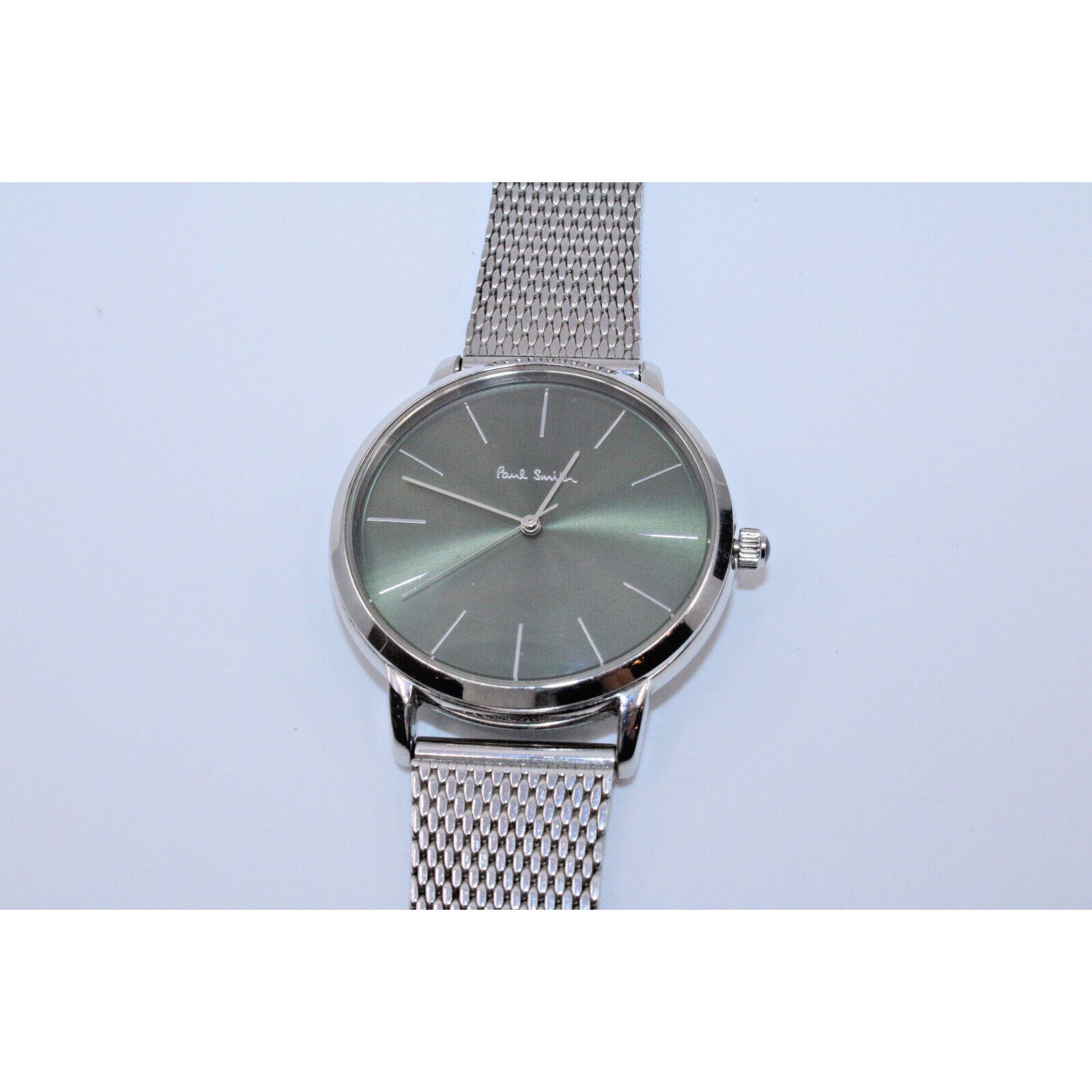 Paul Smith Special Edition PAUL SMITH 38mm Green SS Mash Bracelet Watch Size ONE SIZE - 2 Thumbnail