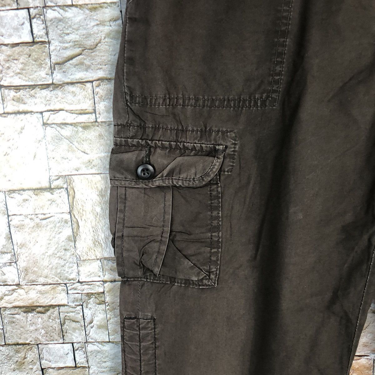 Uniqlo × Vintage Uniqlo vintage Dark Brown Cropped Pants #A325 Size 26" / US 2 / IT 38 - 10 Thumbnail