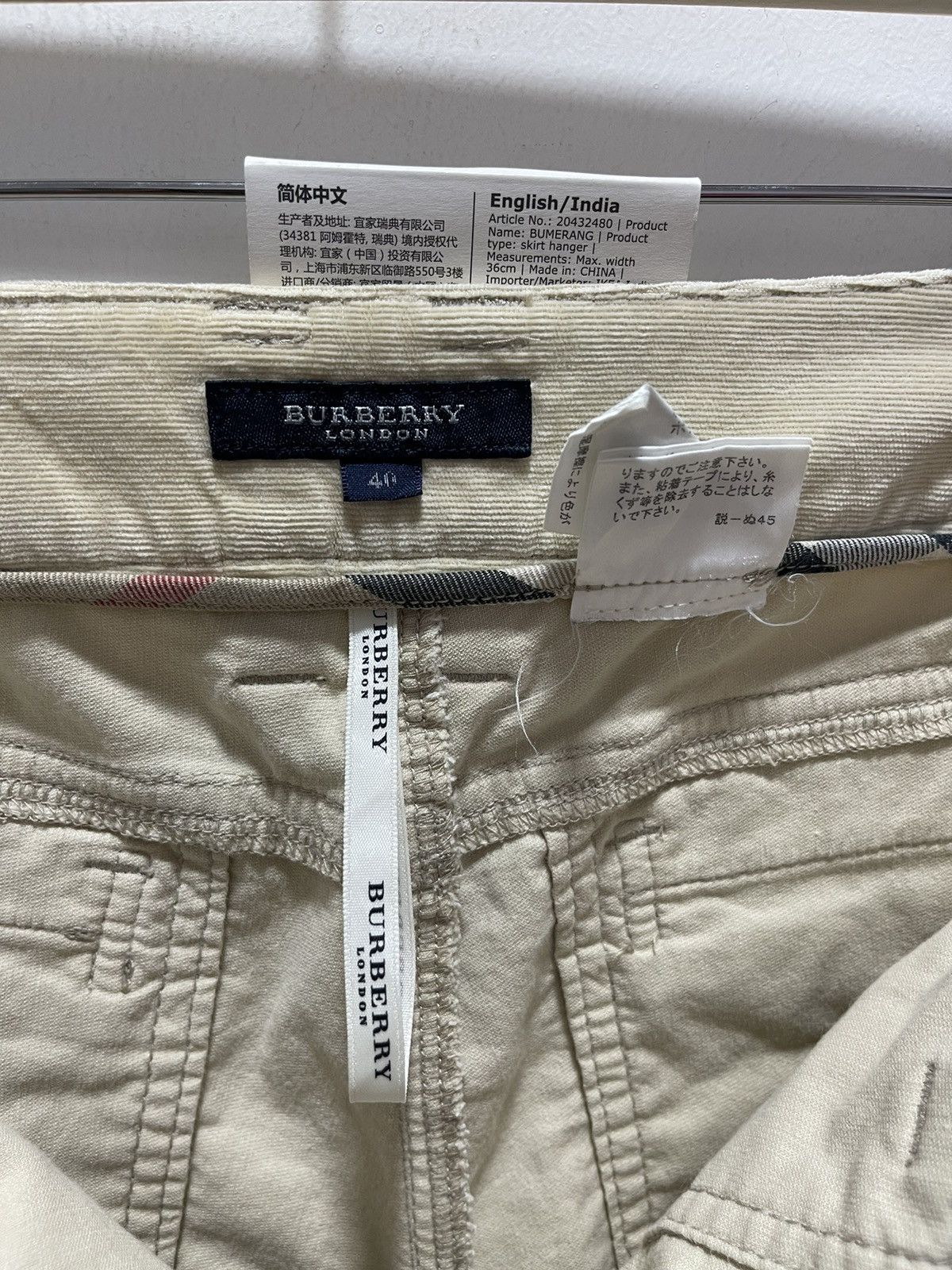 Burberry VINTAGE BURBERRY LONDON VELVET PANTS Size 30" / US 8 / IT 44 - 13 Thumbnail