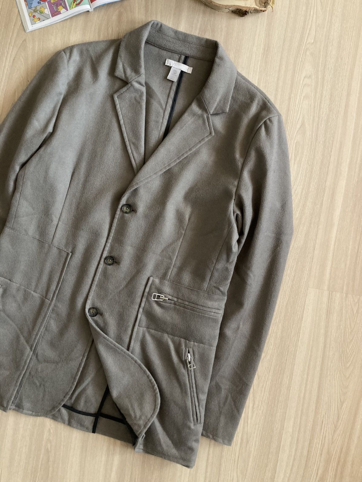 Vintage Vintage RARE Adidas SLVR Wool Blazer Coat Japanese Style Size US L / EU 52-54 / 3 - 3 Thumbnail