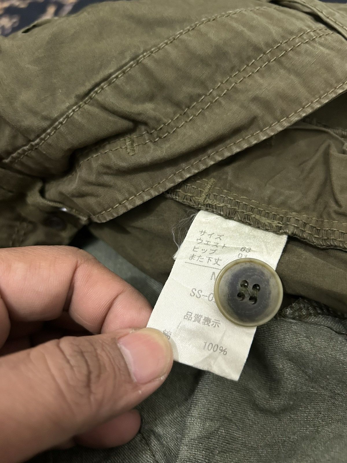 Japanese Brand Sweet Camel Cargo 3D Pocket Pants Size US 29 - 13 Thumbnail