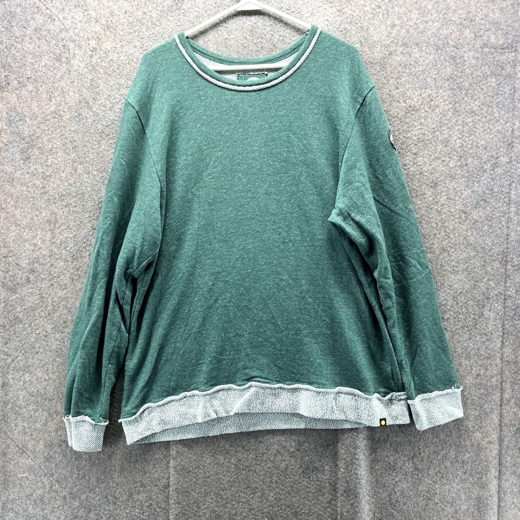 Life is Good VINTAGE Life is Good Sweatshirt Womens L Green Crewneck Pullover Logo Patch Top Size L / US 10 / IT 46 - 2 Thumbnail