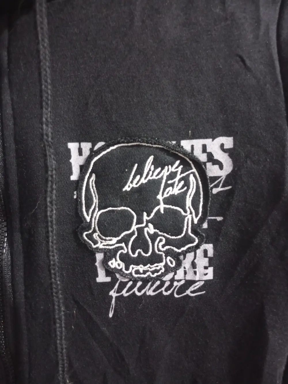 Vintage Vintage Ghost of harlem distressed fur hoodies Size US S / EU 44-46 / 1 - 4 Thumbnail