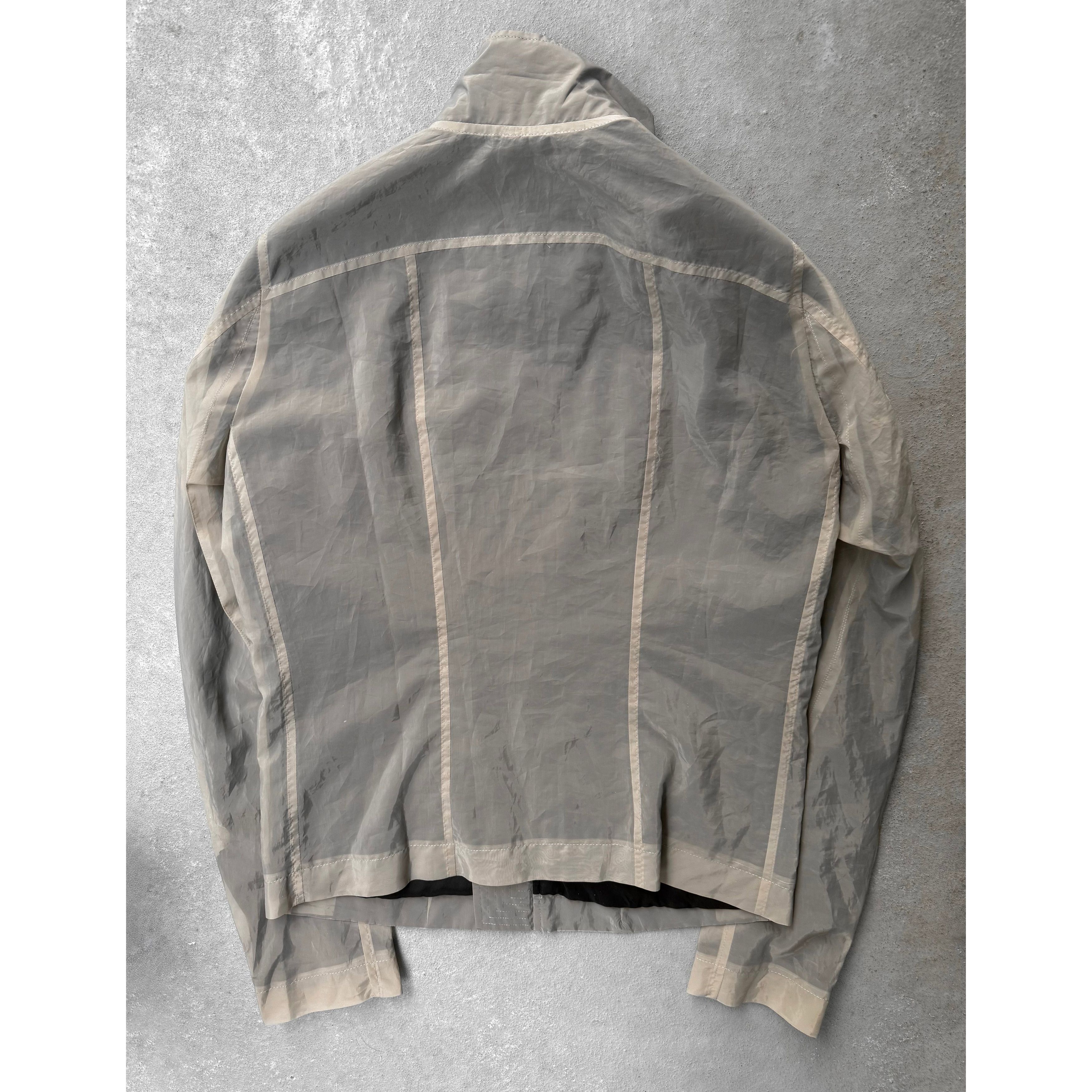 Rick Owens Rick Owens SS13 "ISLAND" PEARL Mollino Poly Zip-Up Jacket Size US M / EU 48-50 / 2 - 6 Thumbnail