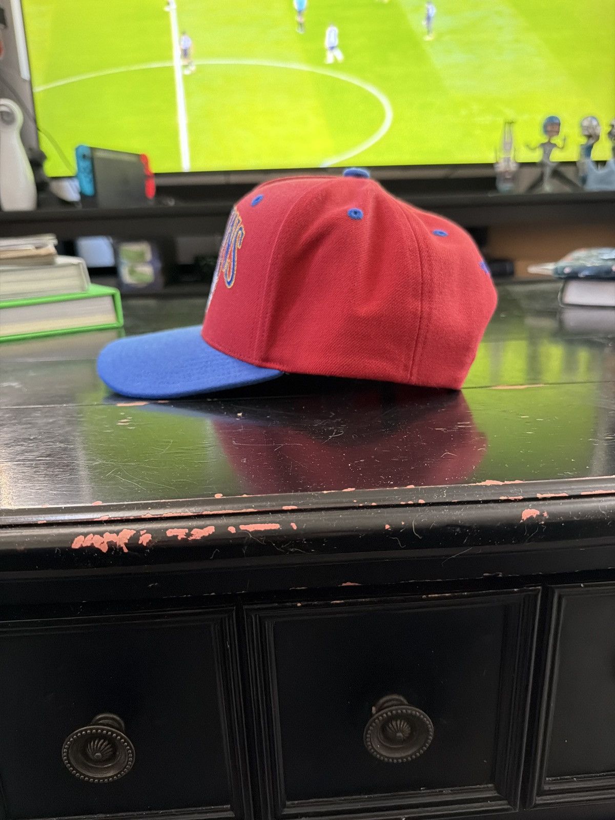 Mitchell & Ness Pistons Snapback Hat - mitchell and ness Size ONE SIZE - 4 Thumbnail
