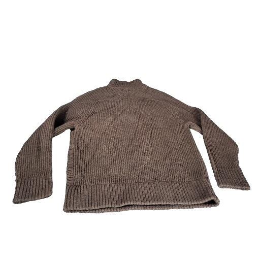 Banana Republic Banana Republic Wool Pullover Sweater Men Sz L Brown 1/4 But Size US L / EU 52-54 / 3 - 8 Thumbnail