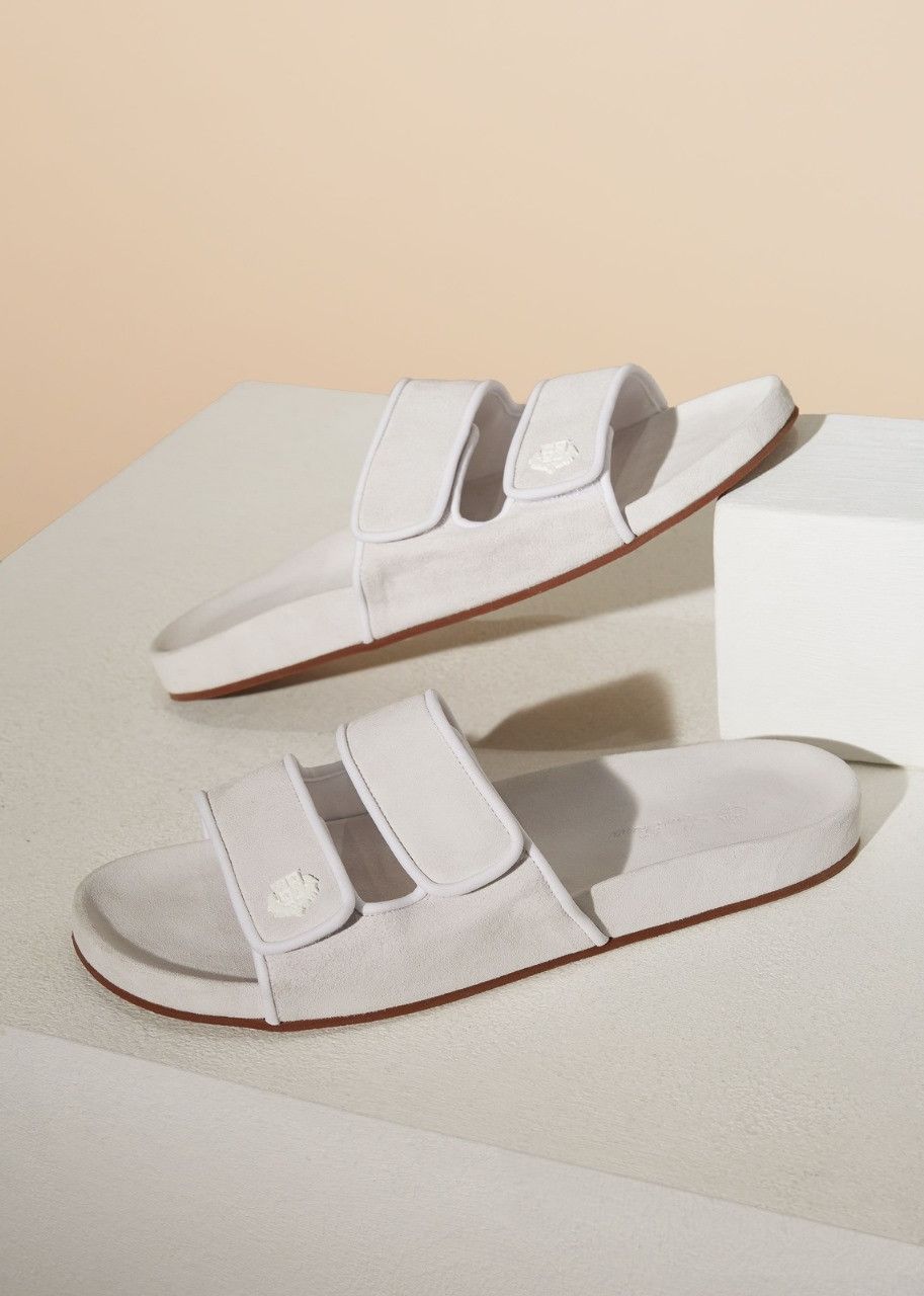 image of Loro Piana O1Srvl11E0424 Sandals In White, Women's (Size 5)