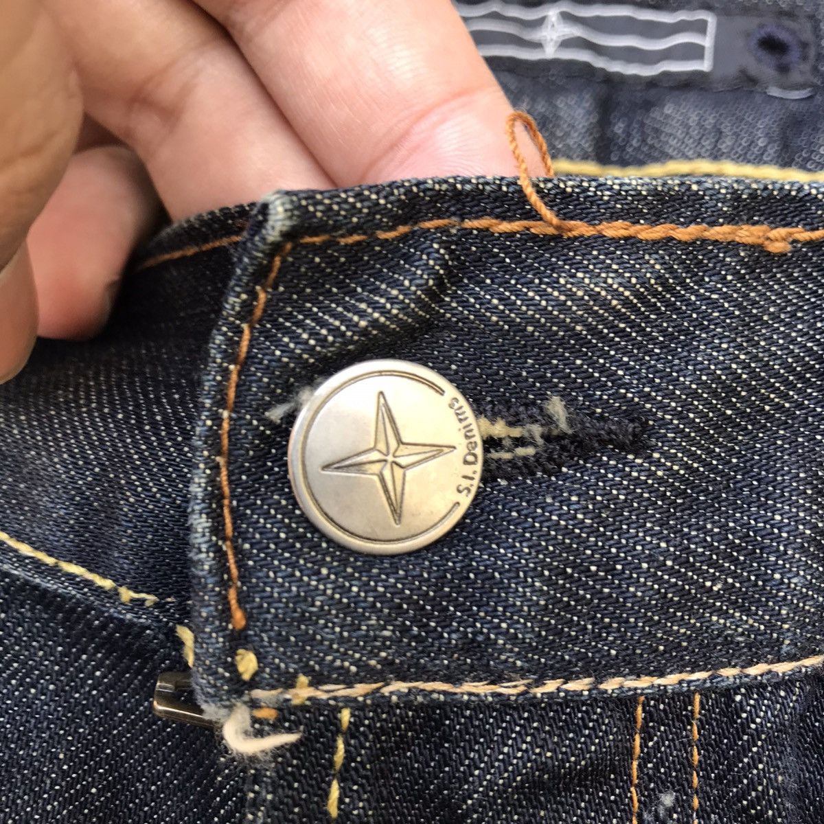 Massimo Osti × Stone Island Vintage Stone Island Denim jeans five pocket STONE ISLAND Size US 30 / EU 46 - 14 Thumbnail