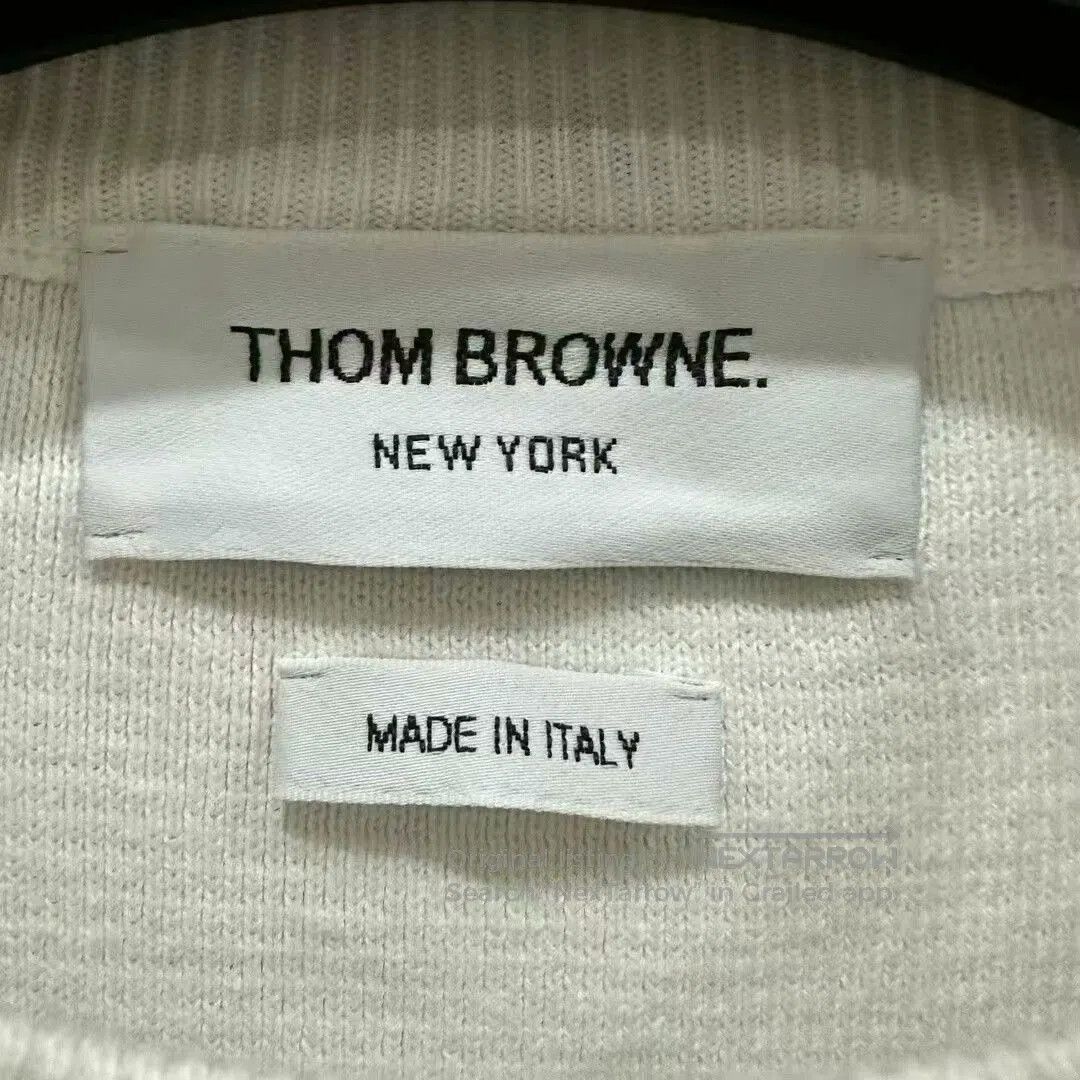 Thom Browne thom browne striped knit sweatshirt size 3. Size US L / EU 52-54 / 3 - 4 Thumbnail
