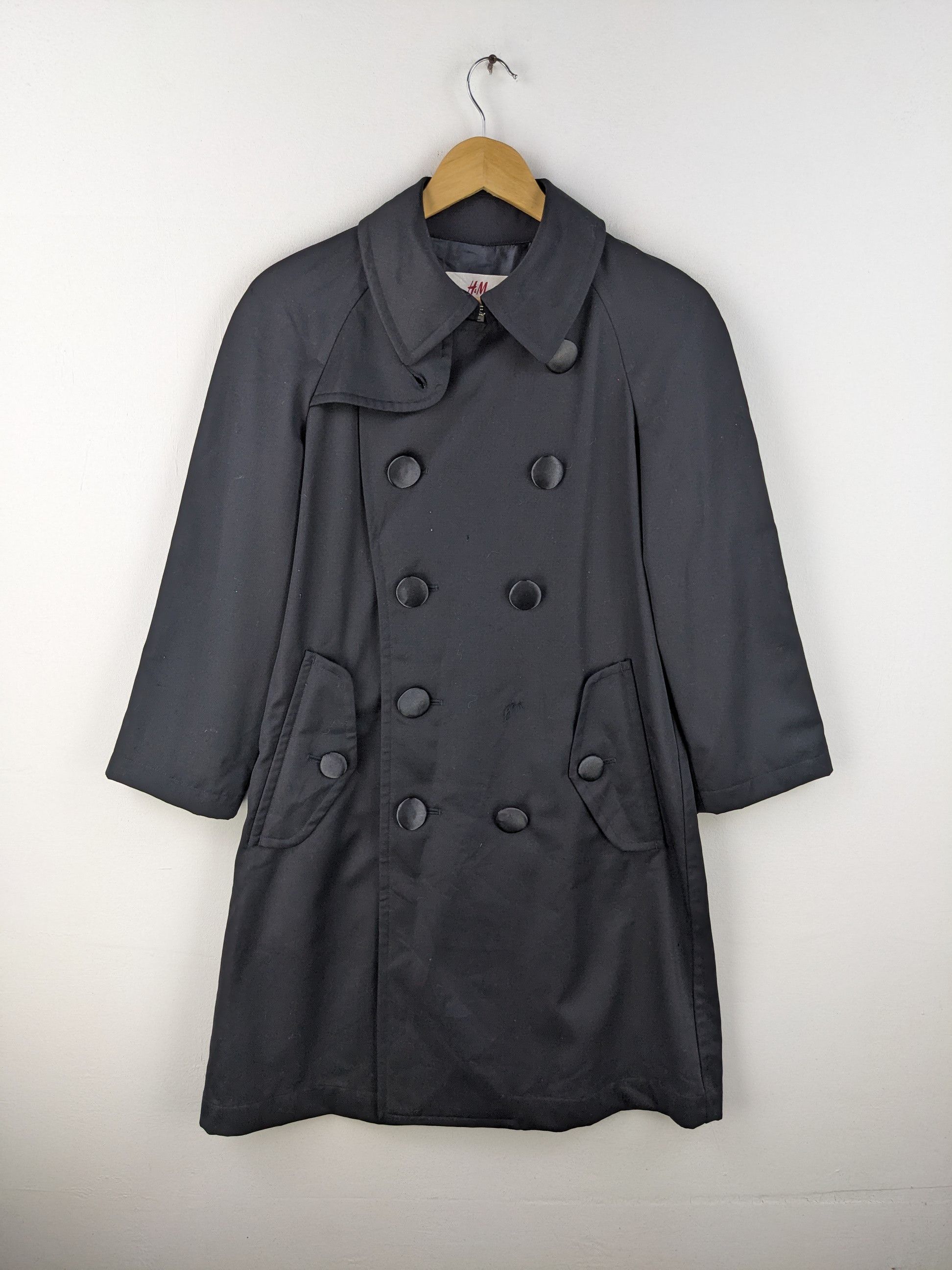 Comme des Garcons × H&M × Japanese Brand Comme Des Garcons Double Breasted Coat X H&M Size S / US 4 / IT 40 - 2 Thumbnail