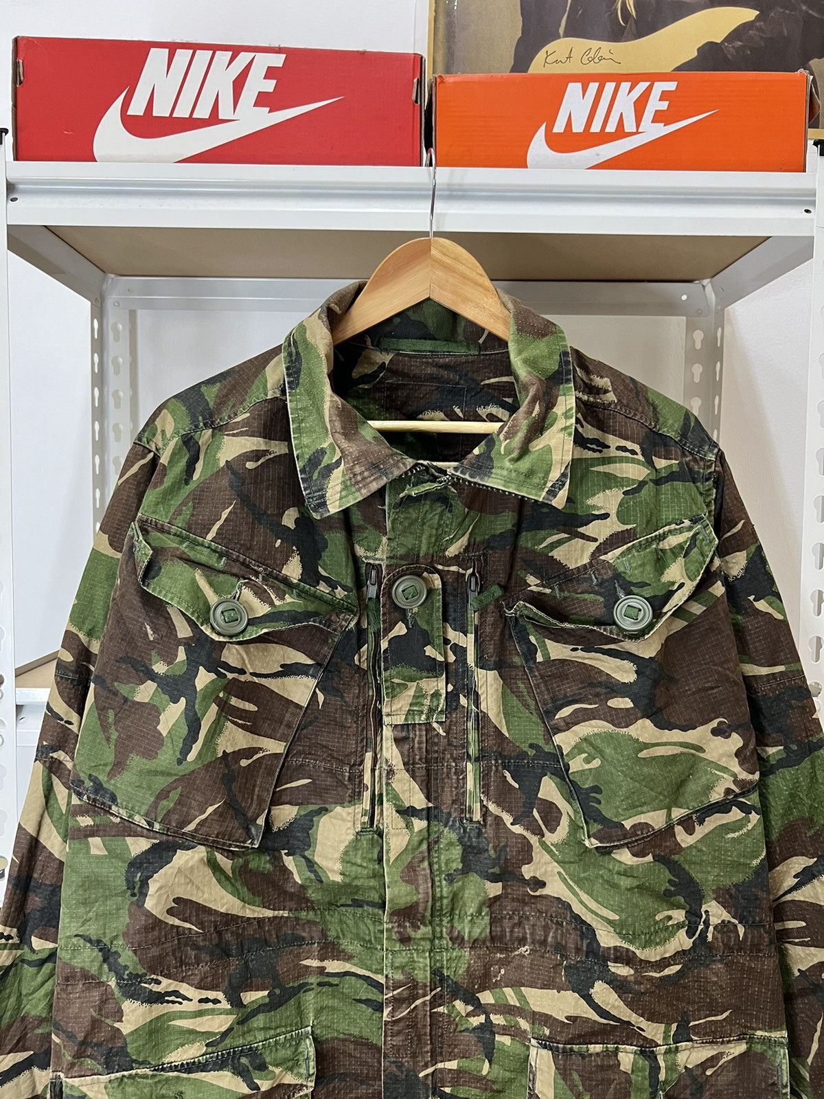 Nigel Cabourn Vintage Military DPM Field Jacket Multi pocket Camouflage Size US XL / EU 56 / 4 - 4 Thumbnail