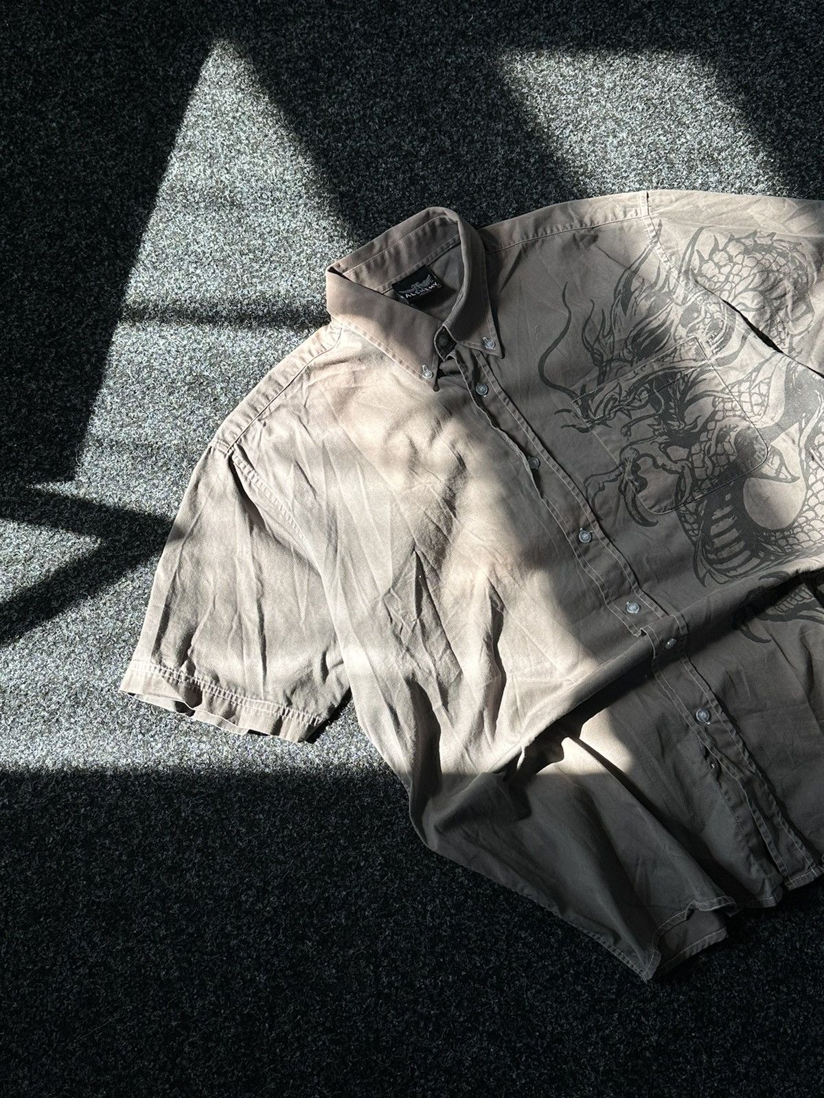 Japanese Brand × Vintage Vintage Y2K ALCHEMY APOCALYPSE style Button-up Shirt Size US L / EU 52-54 / 3 - 2 Thumbnail