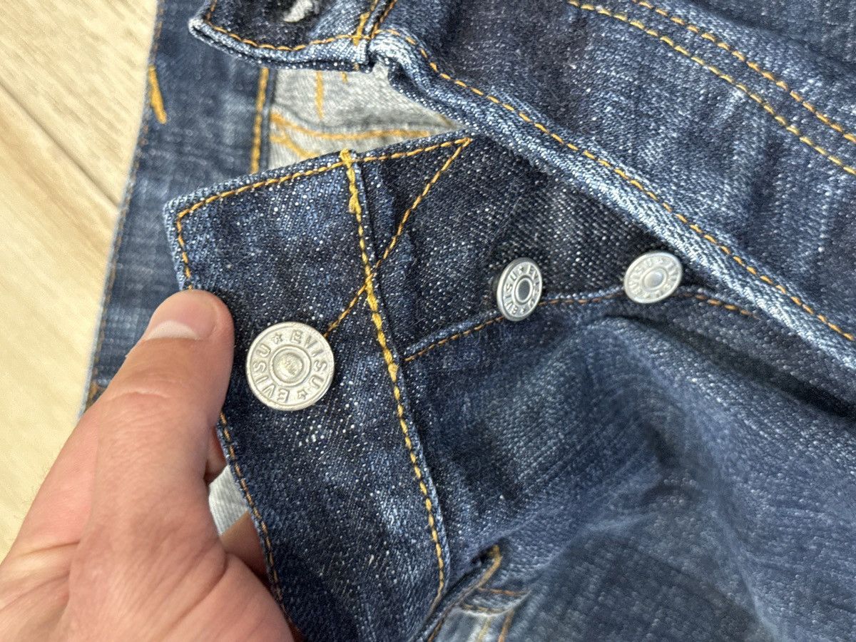 Evisu Vintage Evisu denim jeans pants big logo dark black japanese Size US 30 / EU 46 - 7 Thumbnail