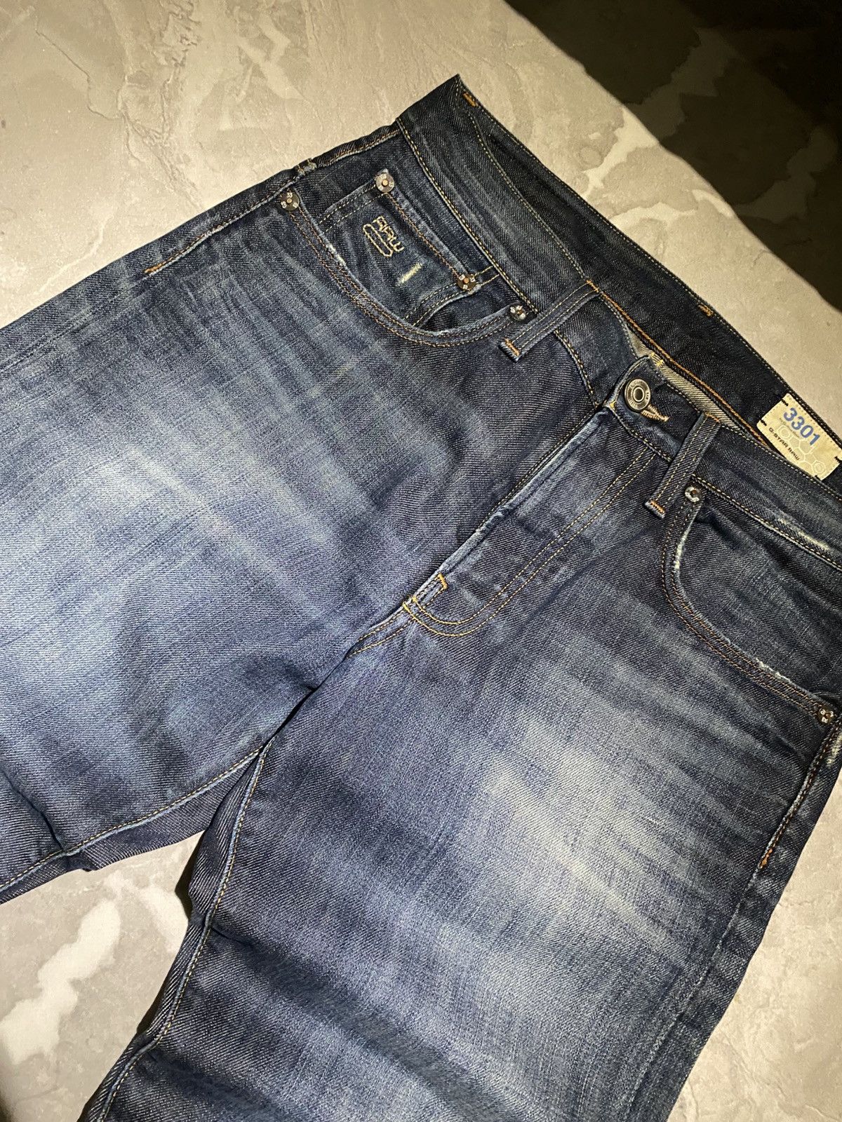 G-Star Raw Avant Garde Washed Relaxed Slim Fit Jean / Vibe 00s Size US 30 / EU 46 - 3 Thumbnail