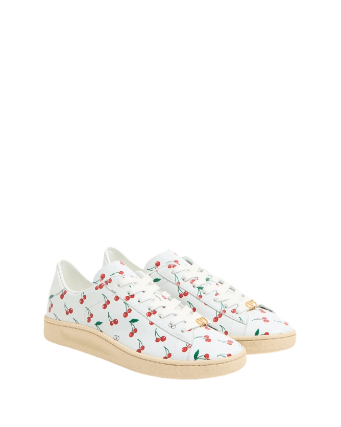 VALENTINO GARAVANI Royco White Leather Sneakers New Auth.
