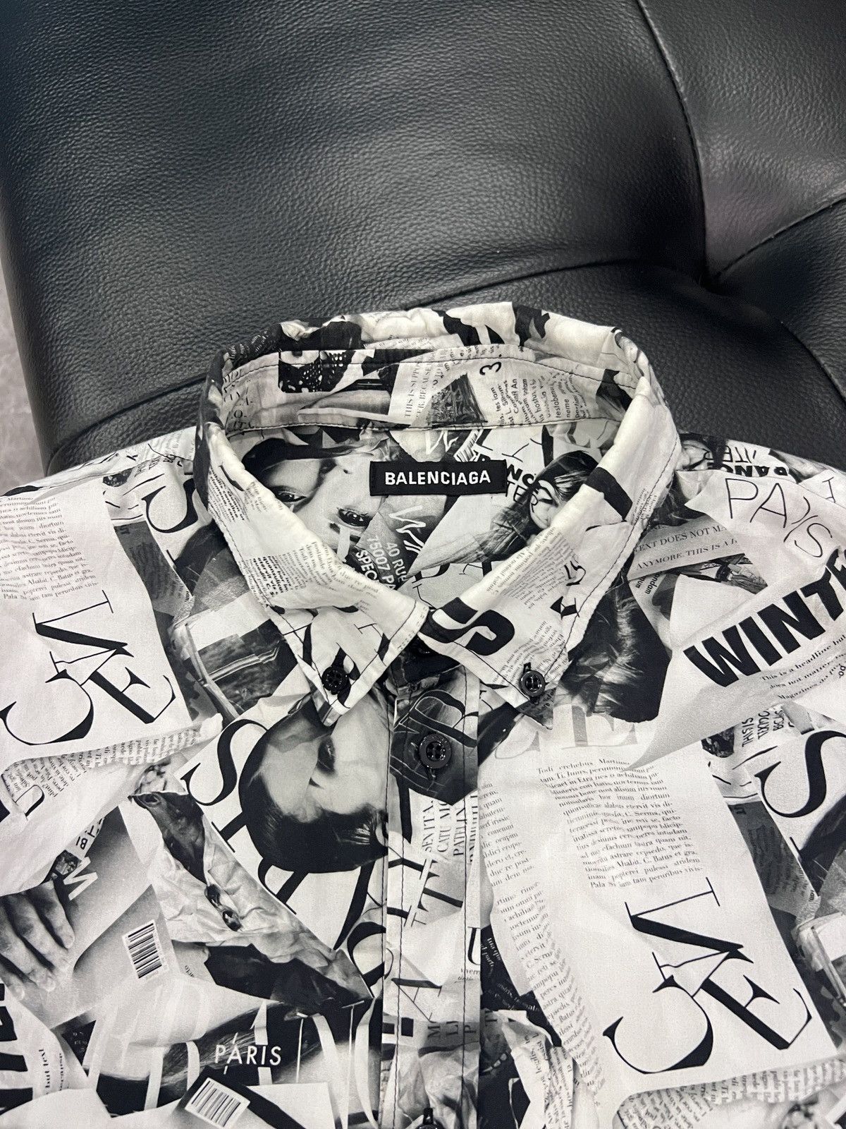 Balenciaga Balenciaga SS19 Magazine Poster Shirt Size US XS / EU 42 / 0 - 5 Thumbnail