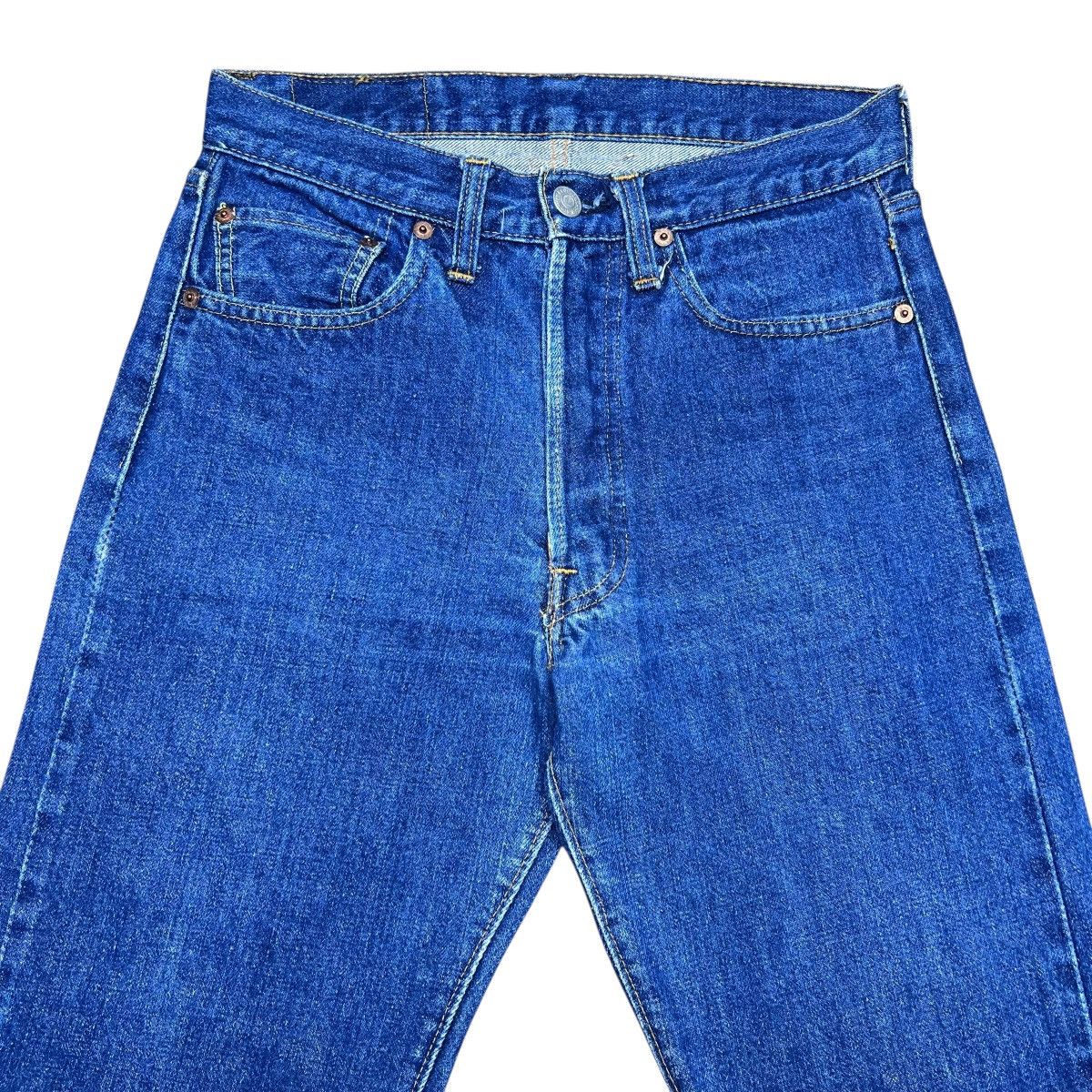 Levi's Vtg 1970s Levi’s 501 Button Fly Selvedge Redline Denim Jeans Size US 28 / EU 44 - 7 Thumbnail