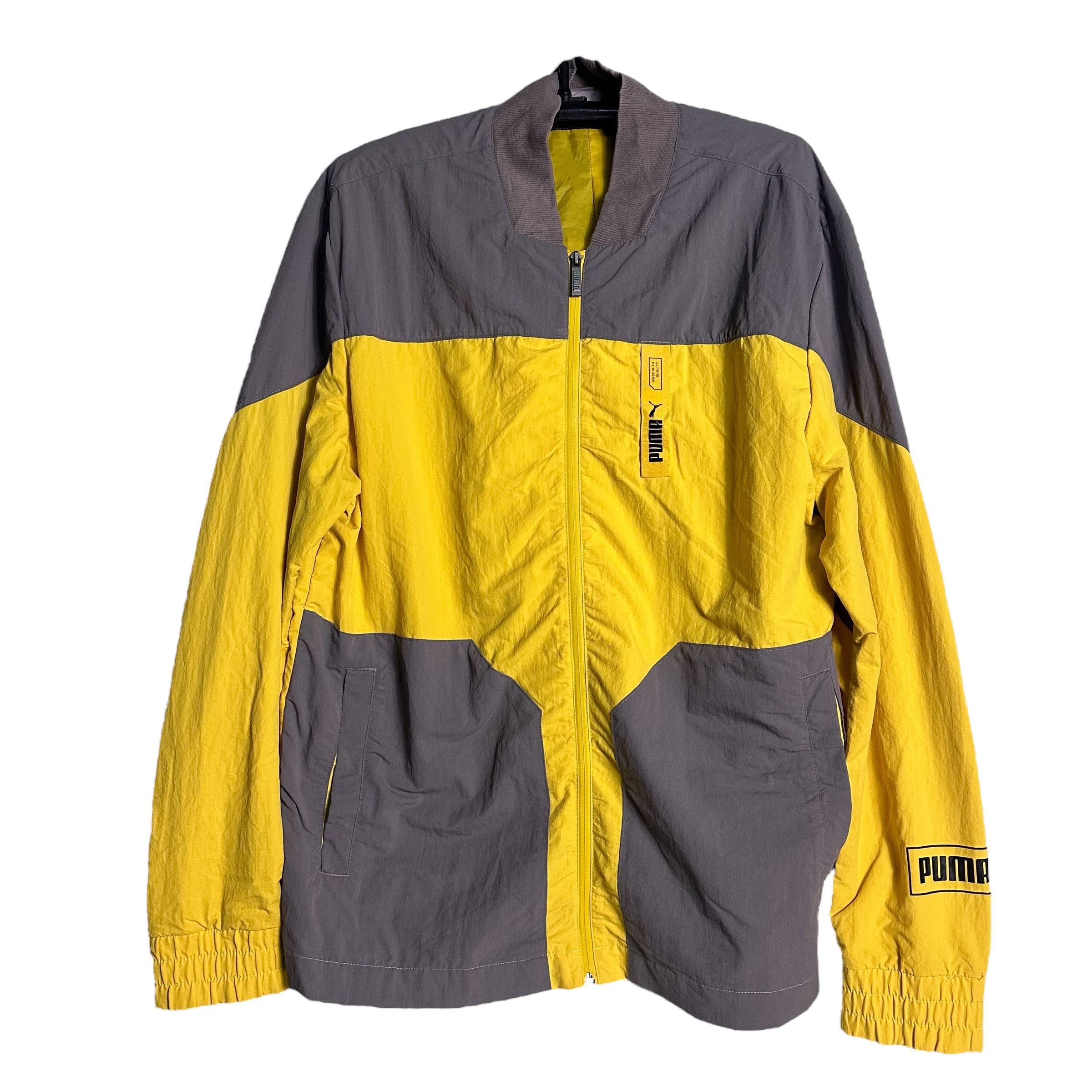 Puma 🔥RARE🔥Vintage Puma Wind Full Zipper Bomber Jacket Size US XL / EU 56 / 4 - 1 Thumbnail