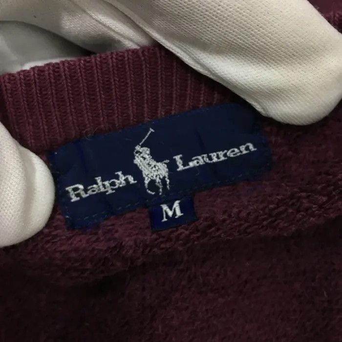 Polo Ralph Lauren Vtg POLO RALPH LAUREN Small Pony Purple Sweatshirt Sweater Size US M / EU 48-50 / 2 - 7 Thumbnail