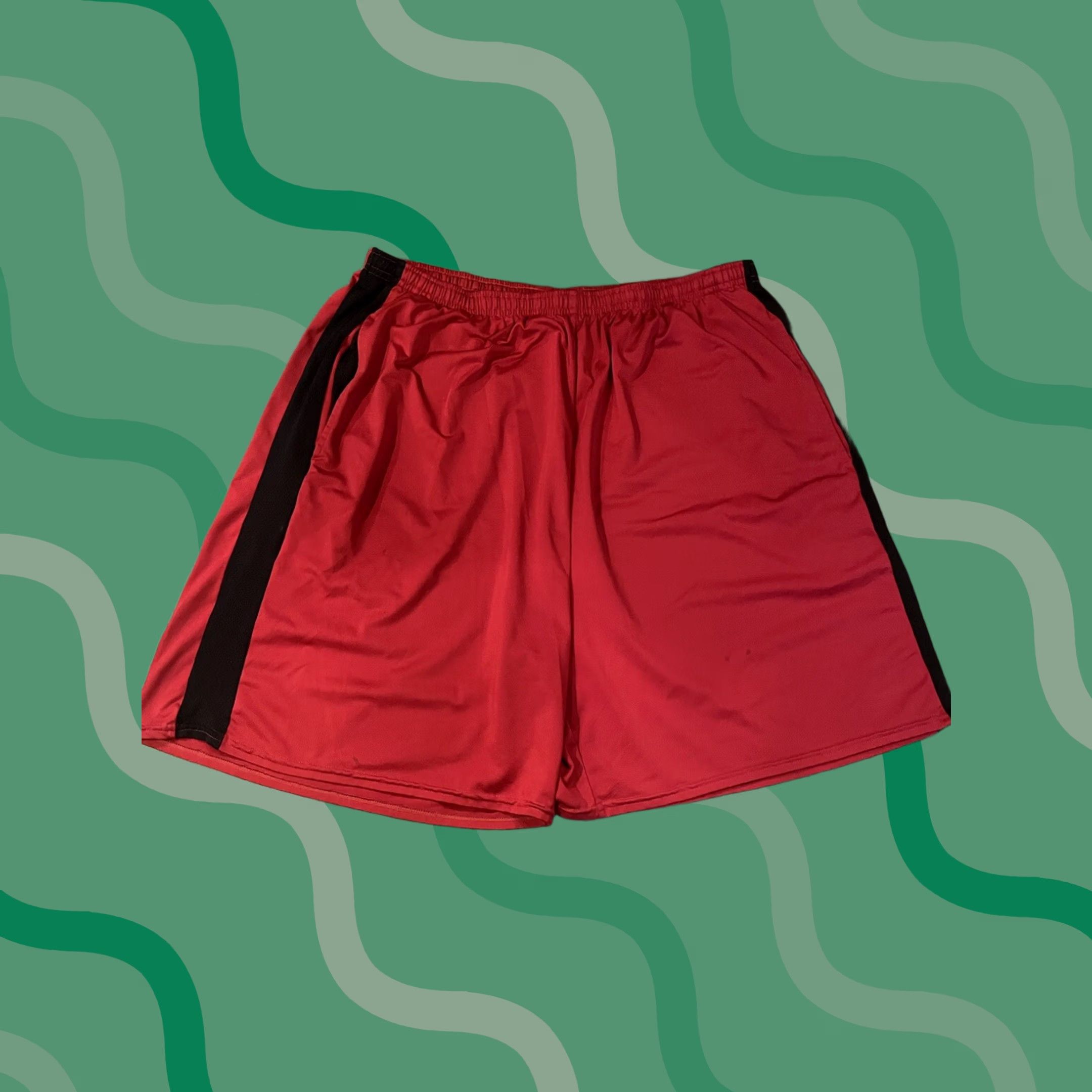 Nike Nike Team Shorts Mens XL Red Athletic Pockets Elastic Waist Lined Regular Nike Sport Basketball Running Cross Training Leisure Short Size US 36 / EU 52 - 1 Thumbnail