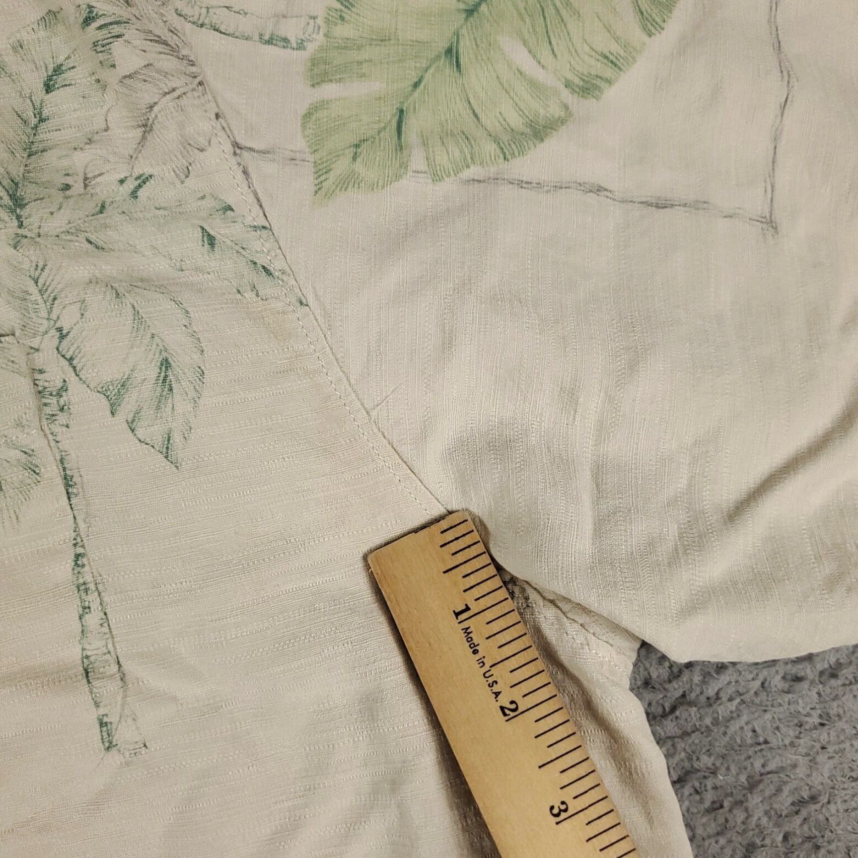 Tommy Bahama Tommy Bahama Shirt Mens XL Beige Silk Hawaiian Button-Up Short Sleeve Aloha Mens Size US XL / EU 56 / 4 - 6 Thumbnail
