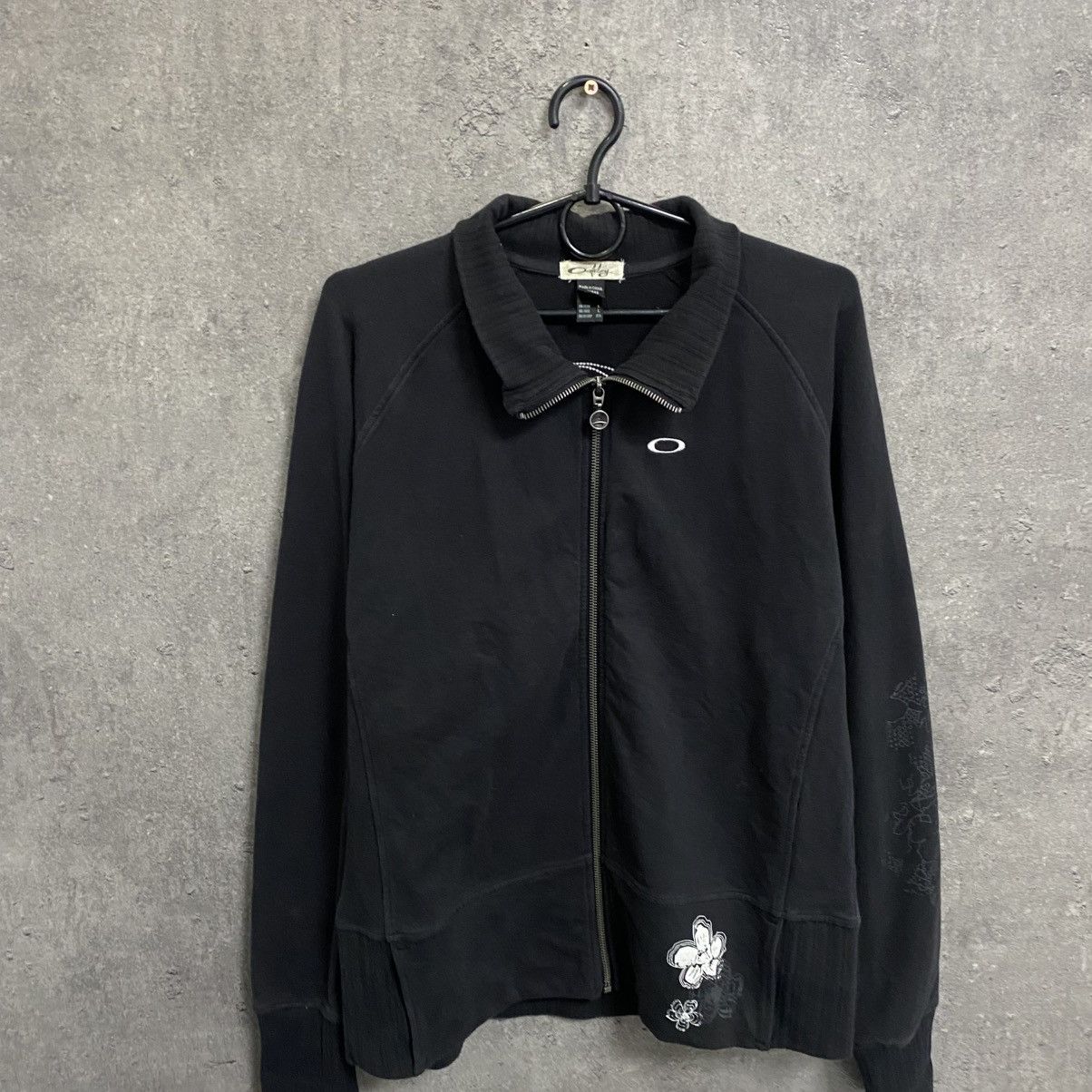 Oakley Vintage Oakley Full Zip Hoodie Big Logo Size US L / EU 52-54 / 3 - 4 Thumbnail