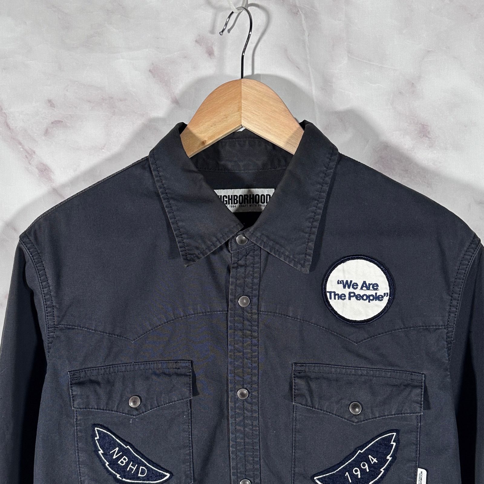 Neighborhood Navy Western Work Shirt Size US M / EU 48-50 / 2 - 2 Thumbnail