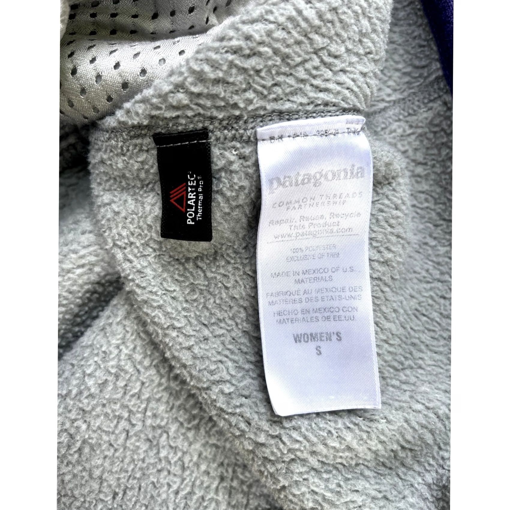 Patagonia Patagonia Women's Re-Tool Snap-T Pullover Gray Purple Size S Size S / US 4 / IT 40 - 6 Thumbnail