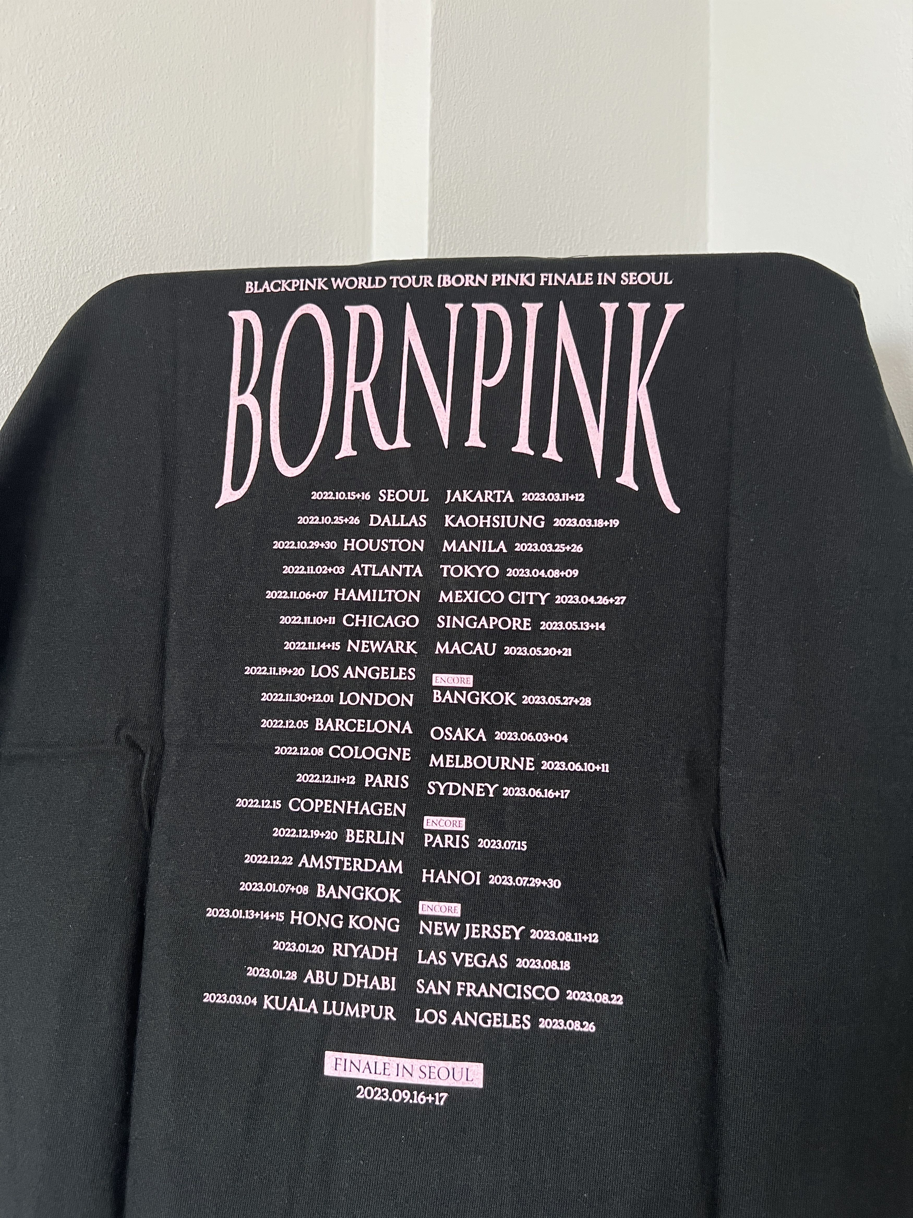 Blackpink Kpop Born pink T Shirt