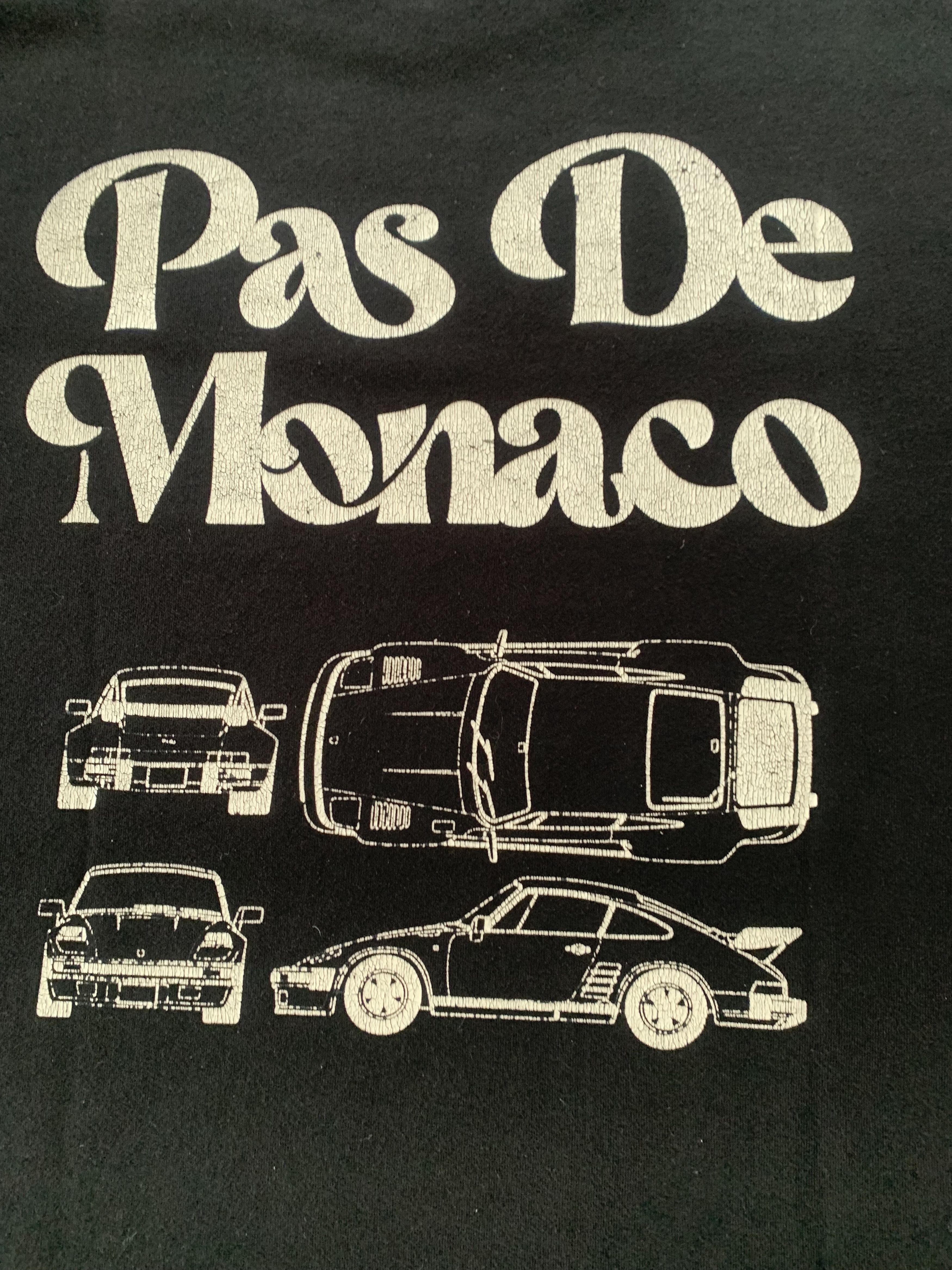 Other Pas De Monaco Black Graphic T-Shirt Size US XL / EU 56 / 4 - 4 Thumbnail
