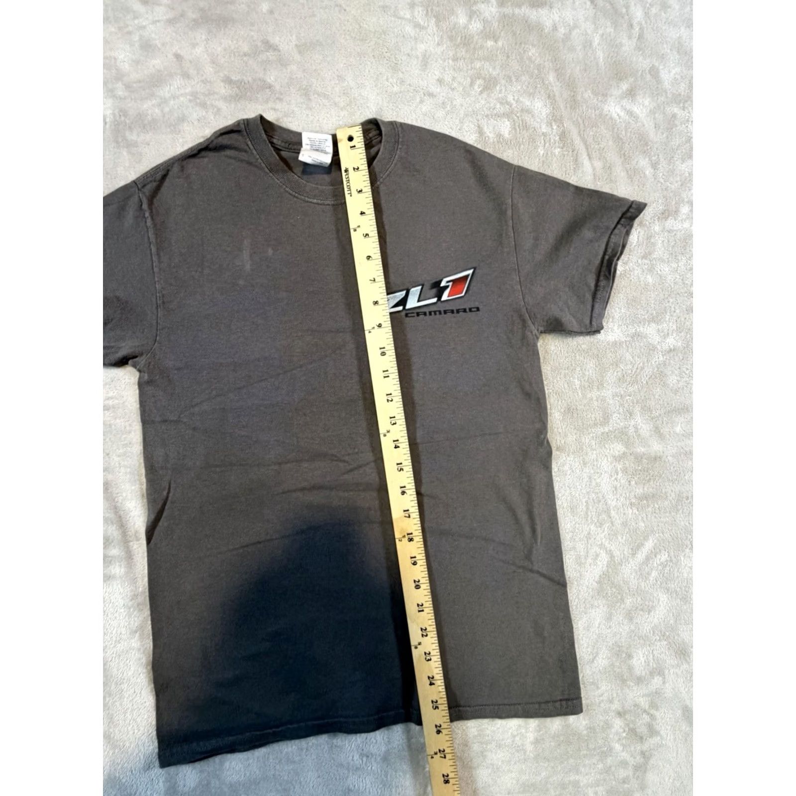 Gildan Gildan T-Shirt Gray Short Sleeve Crew Neck Regular Fit 5000 DNA Match ZL1 Camaro GM Logo Racing Car 90s Men Size S Size US S / EU 44-46 / 1 - 4 Thumbnail