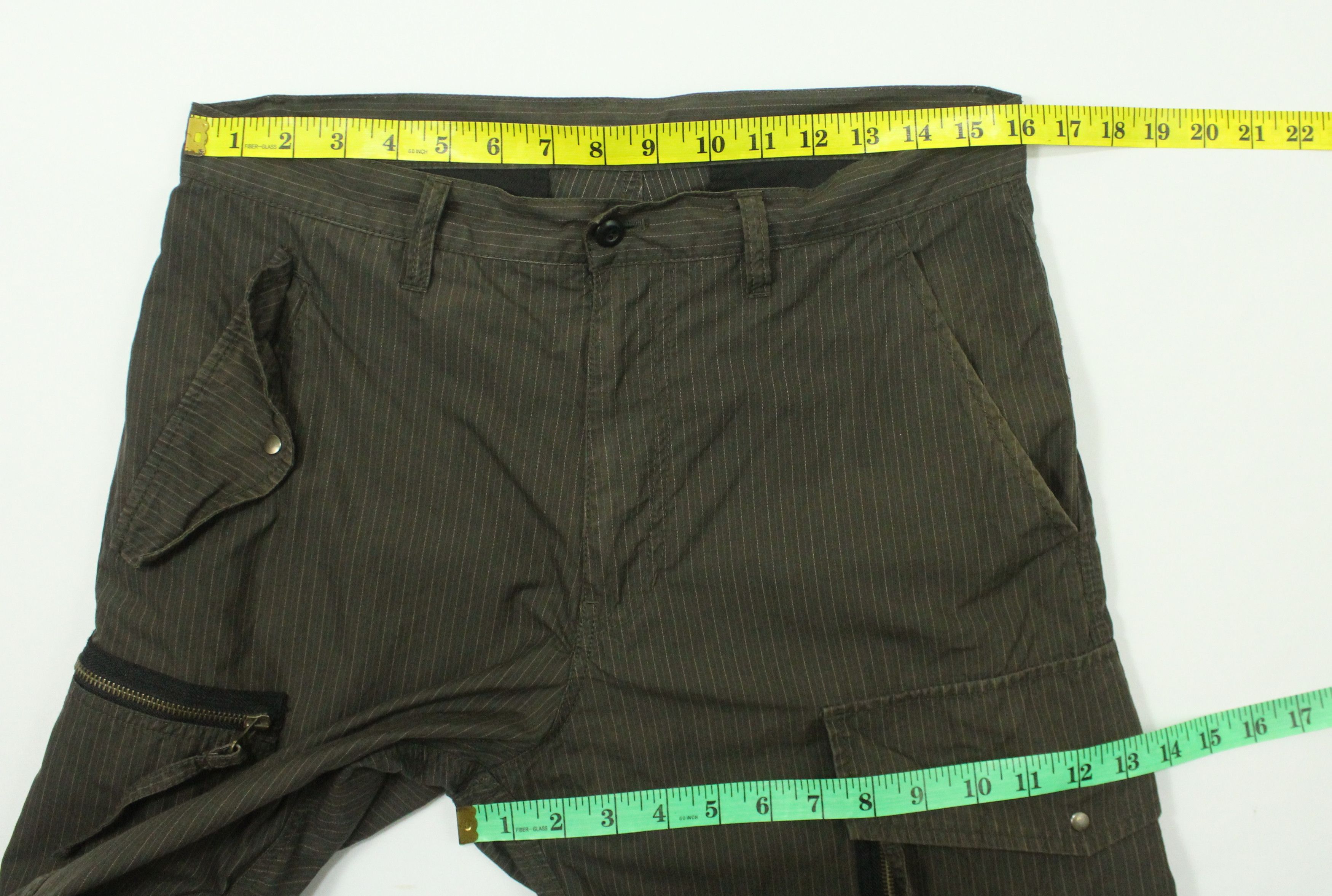 Hysteric Glamour PPFM Pants Stripe Utility Cargos Multipockets Parachute Size US 32 / EU 48 - 18 Thumbnail