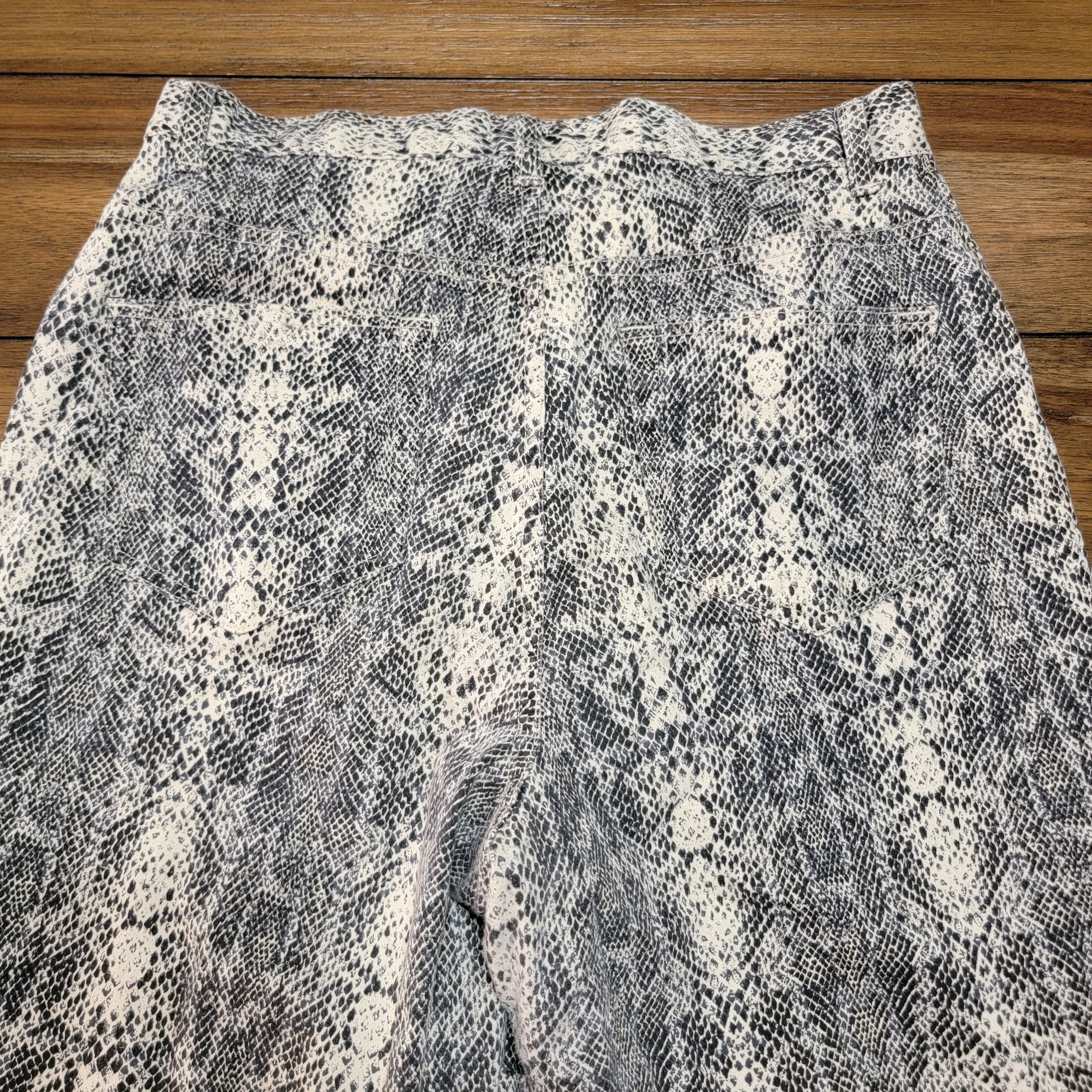 Other Avenue Blues Snake Skin Print Pants - Size 14W Size 30" / US 8 / IT 44 - 4 Thumbnail