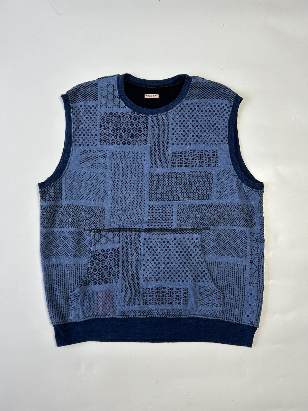 KAPITAL×BYBORRE 20AW 3Dニット ハイパー チマヨベスト 3 KAPITAL x BYBORRE Collaboration 20AW Hyper Chimayo Vest 3D