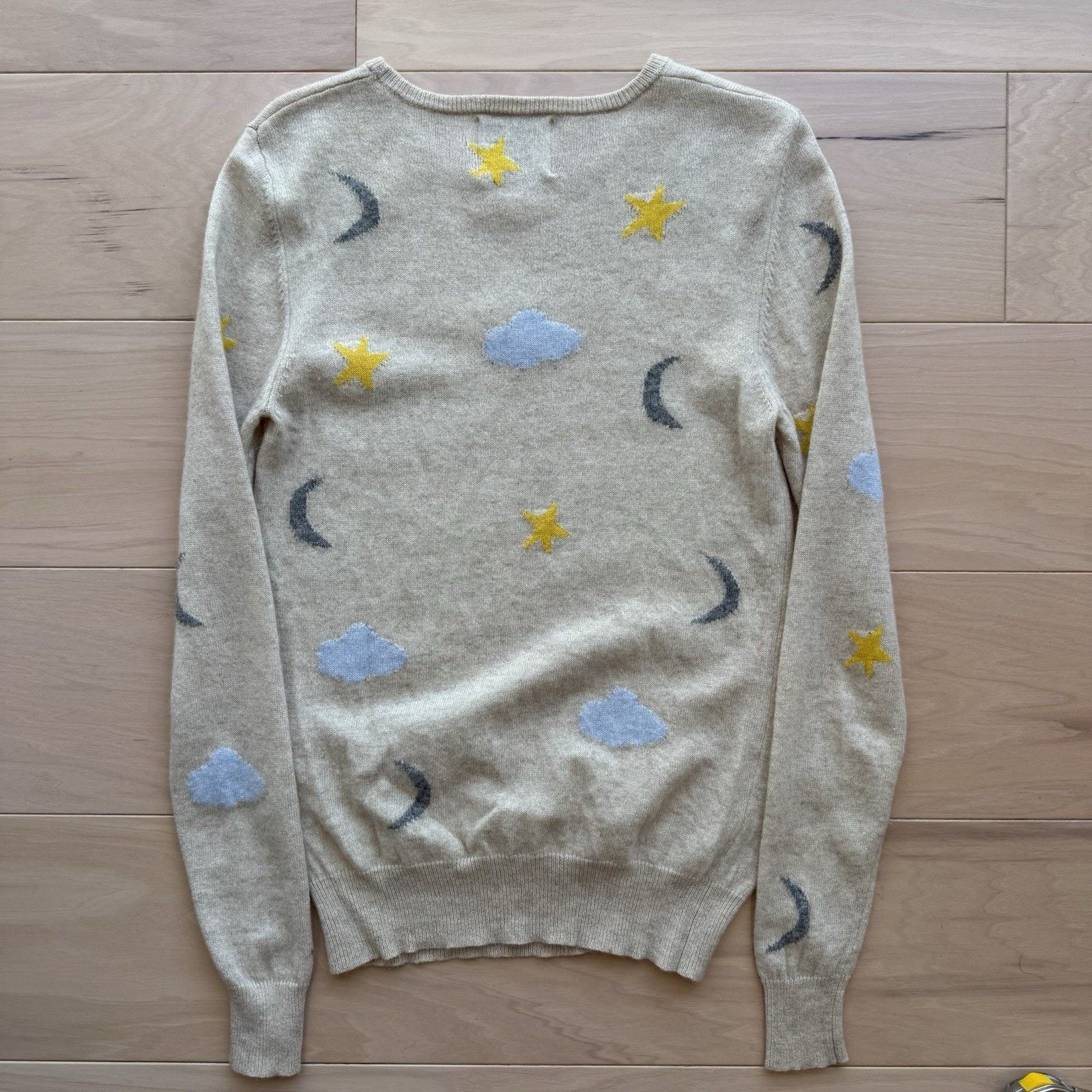 Other Jumper 1234 Cashmere Sweater 1 Multicolor Star Art Wool Size S / US 4 / IT 40 - 9 Thumbnail